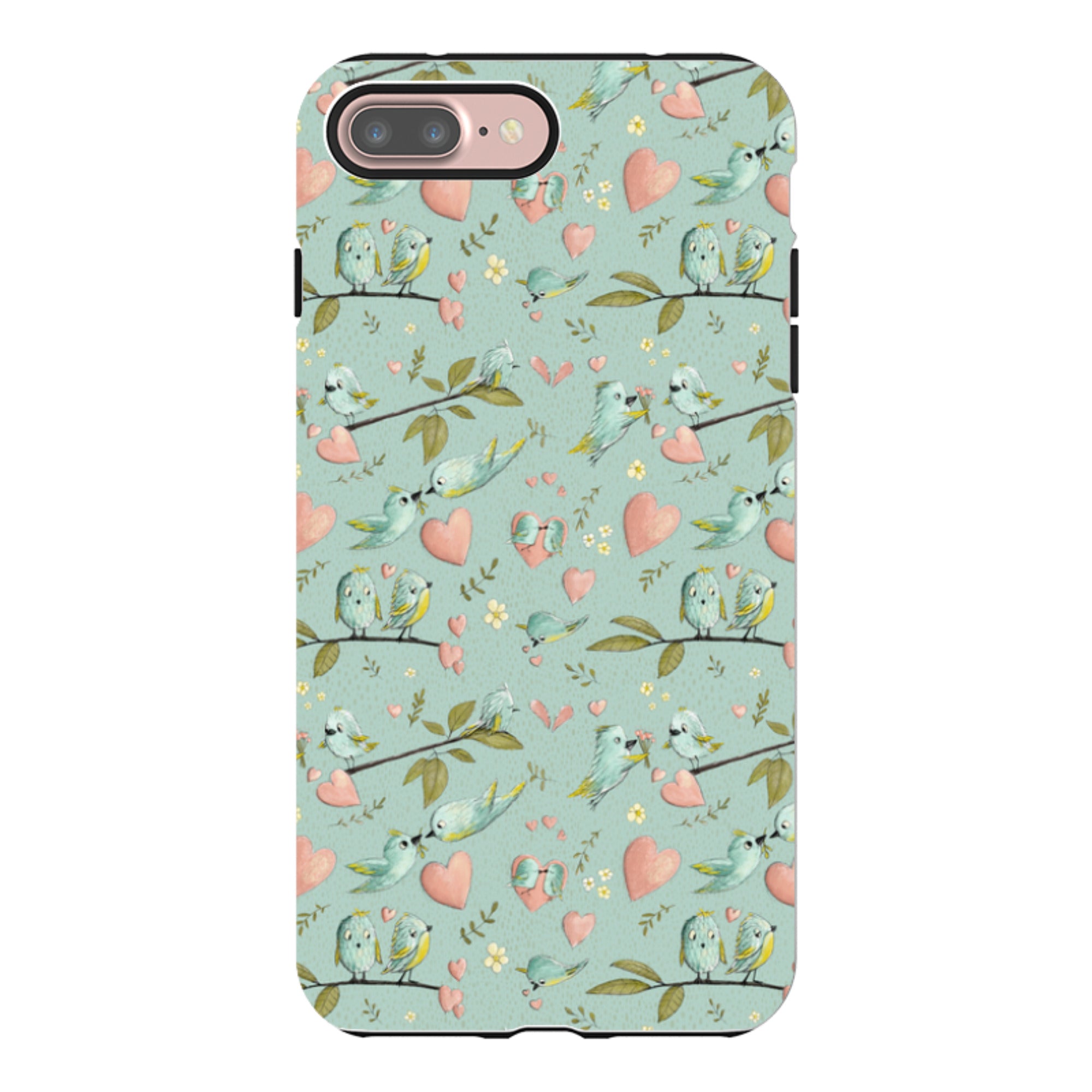 iPhone Tough Case - Love Is In The Air Pattern By Maja Lindberg