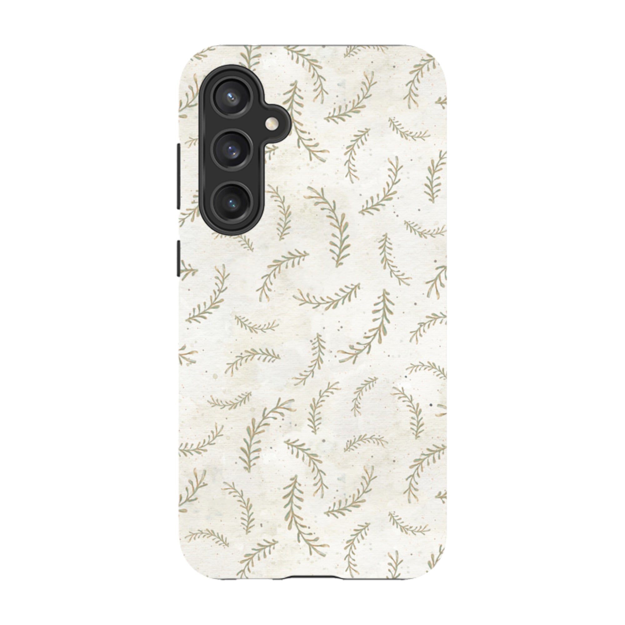 Samsung Tough Case - Feathers Grey By Katherine Quinn