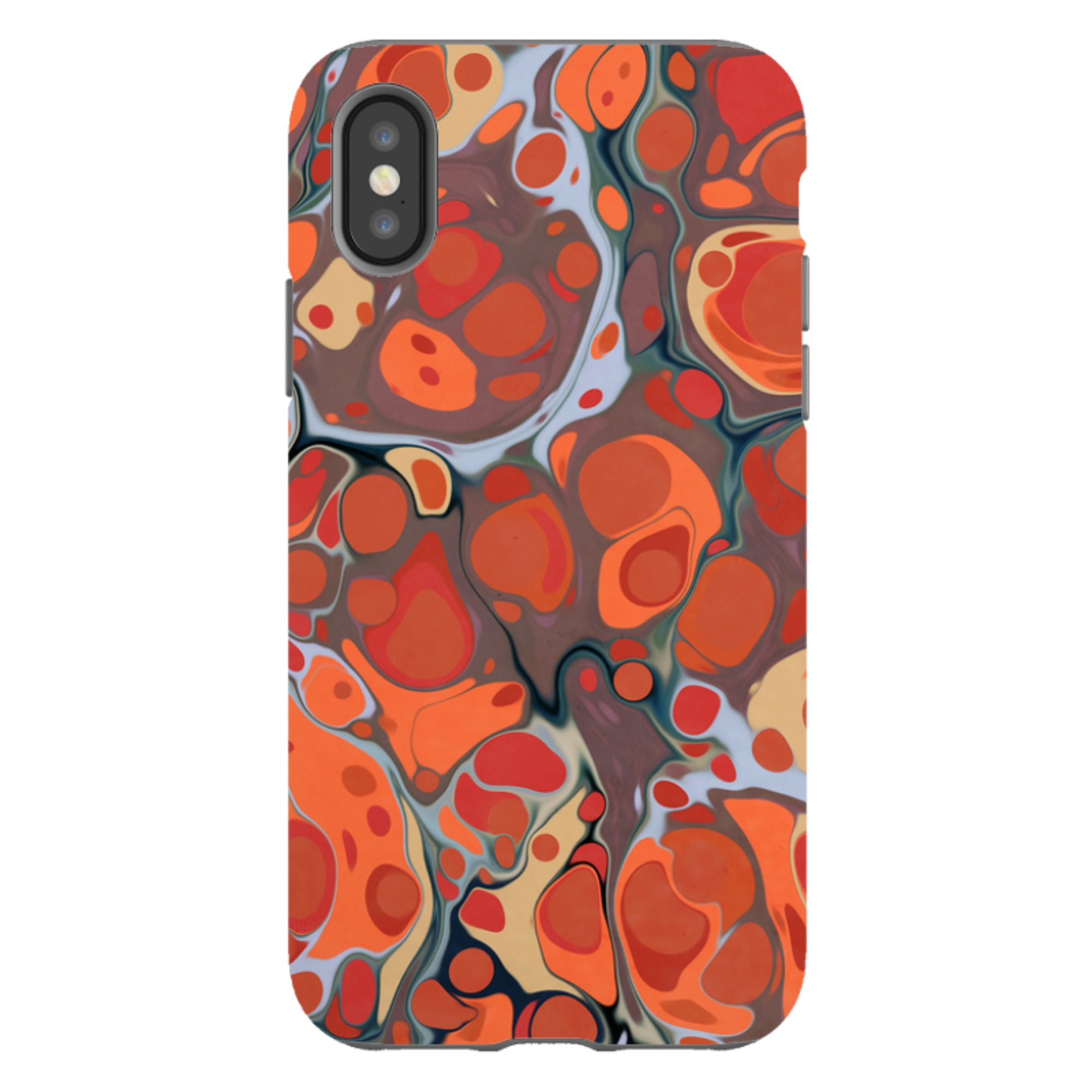 iPhone Tough Case - Flaming Volcano