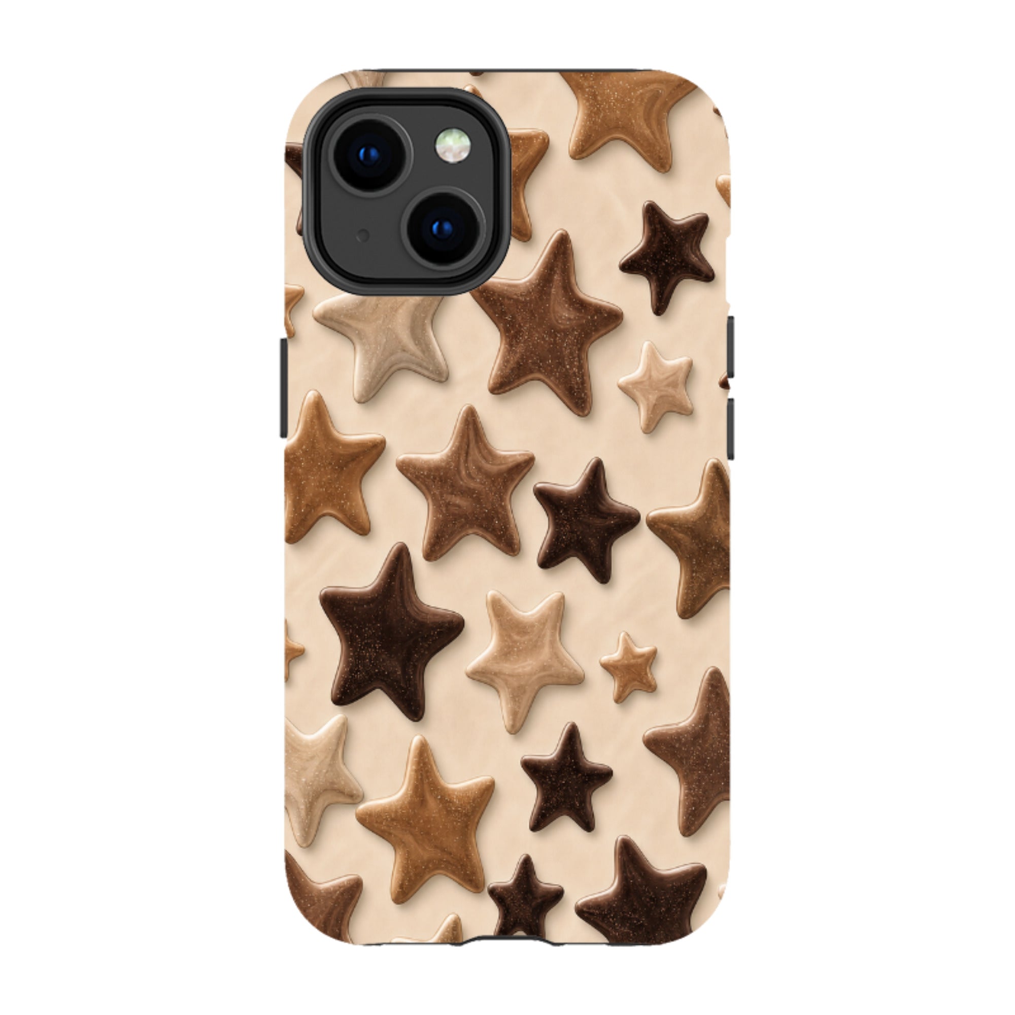 iPhone Tough Case - Brown Star