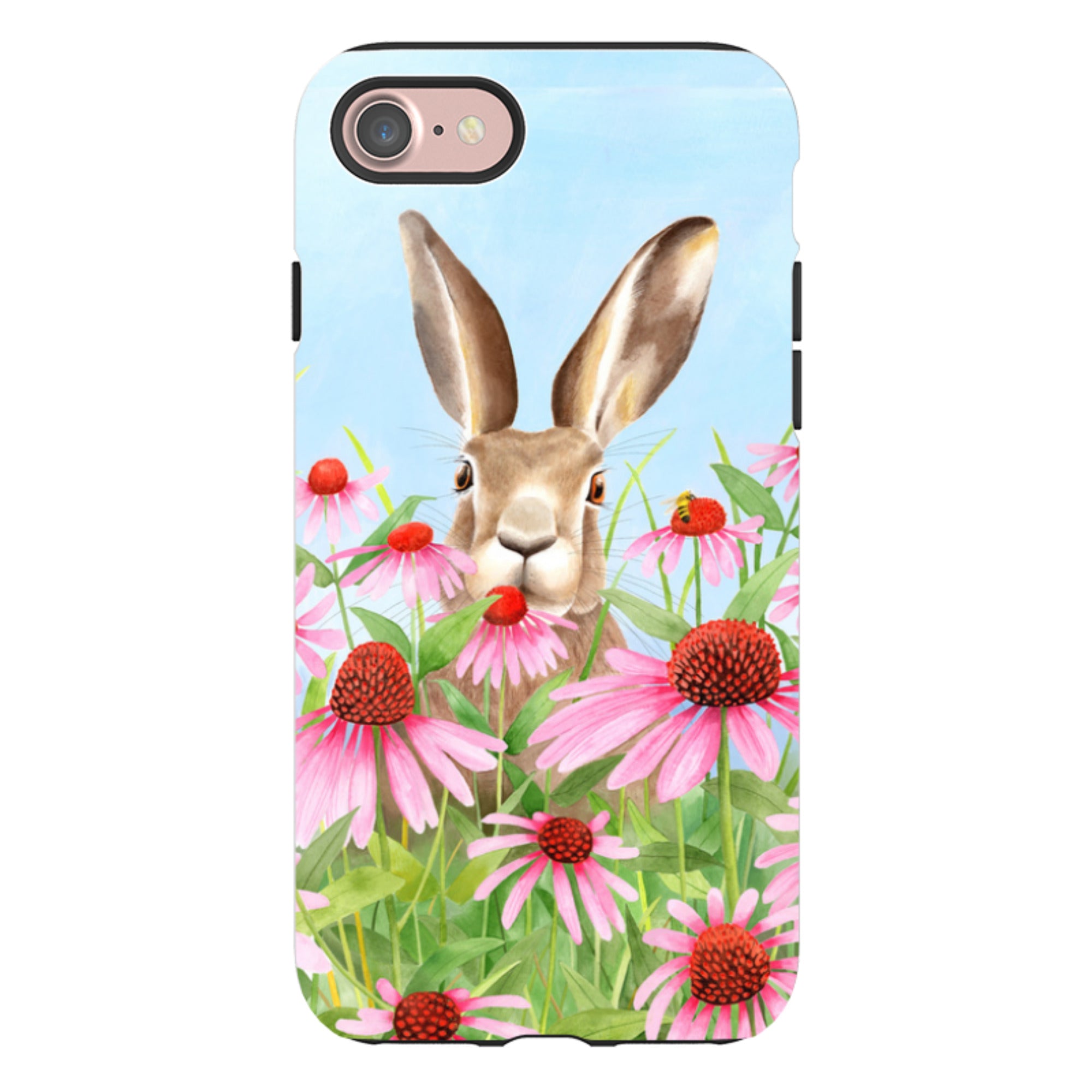 iPhone Tough Case - Summer Hare By Bex Parkin