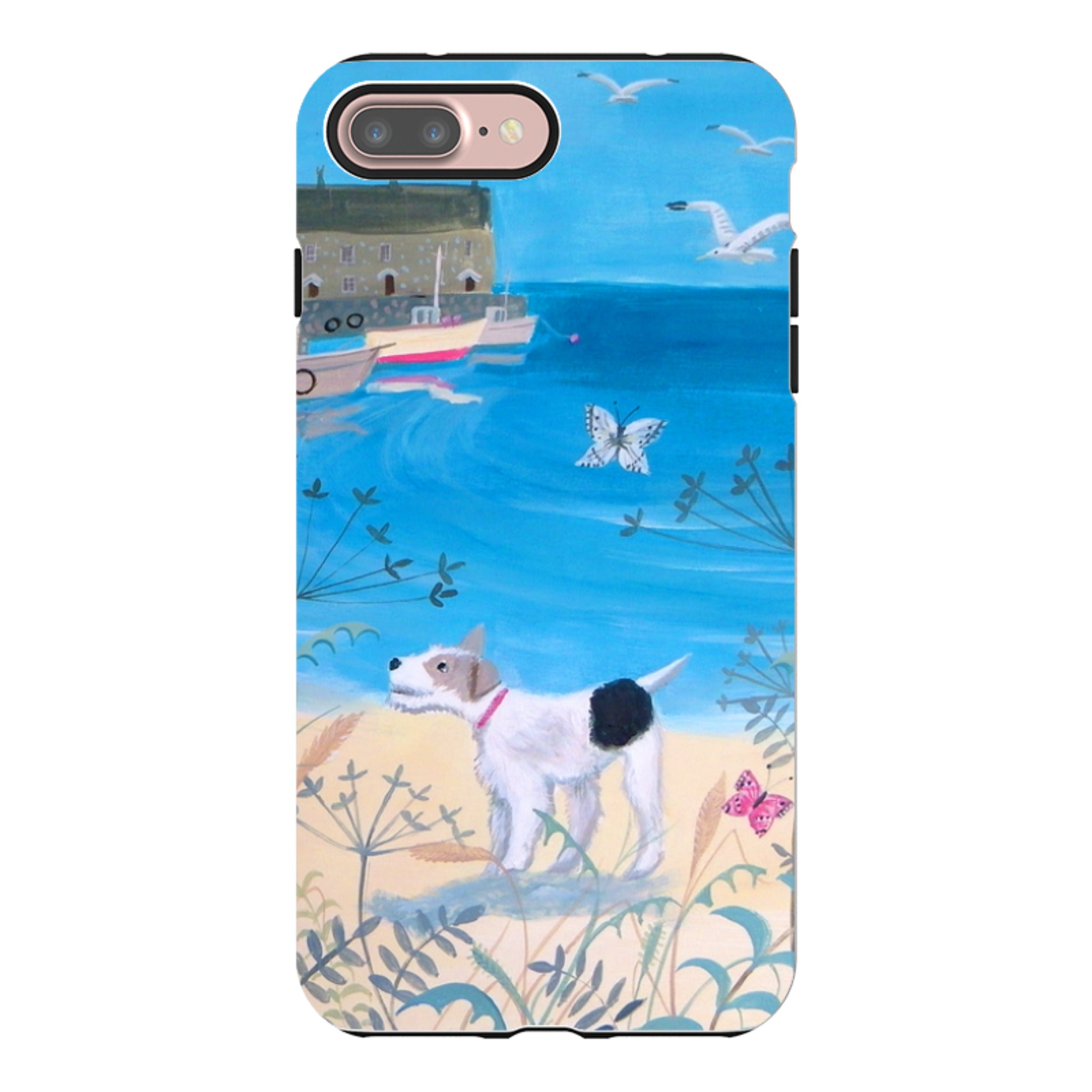 iPhone Tough Case - Seaside Dog By Mary Stubberfield