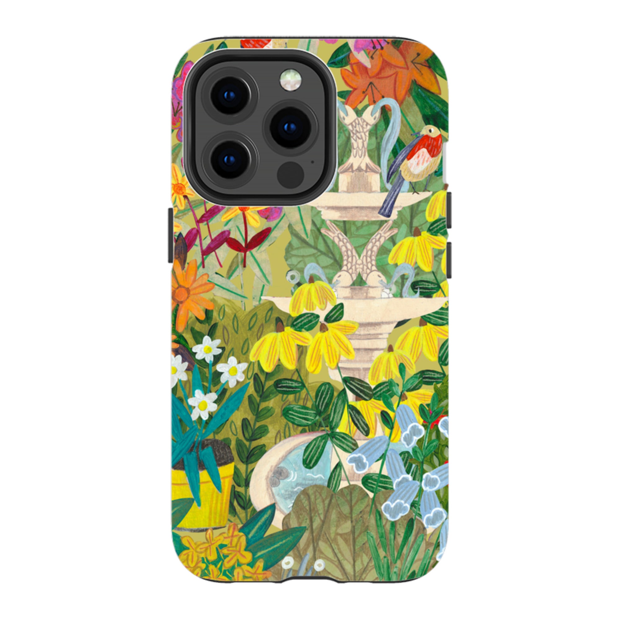 iPhone Tough Case - Floral Garden By Caroline Bonne Muller
