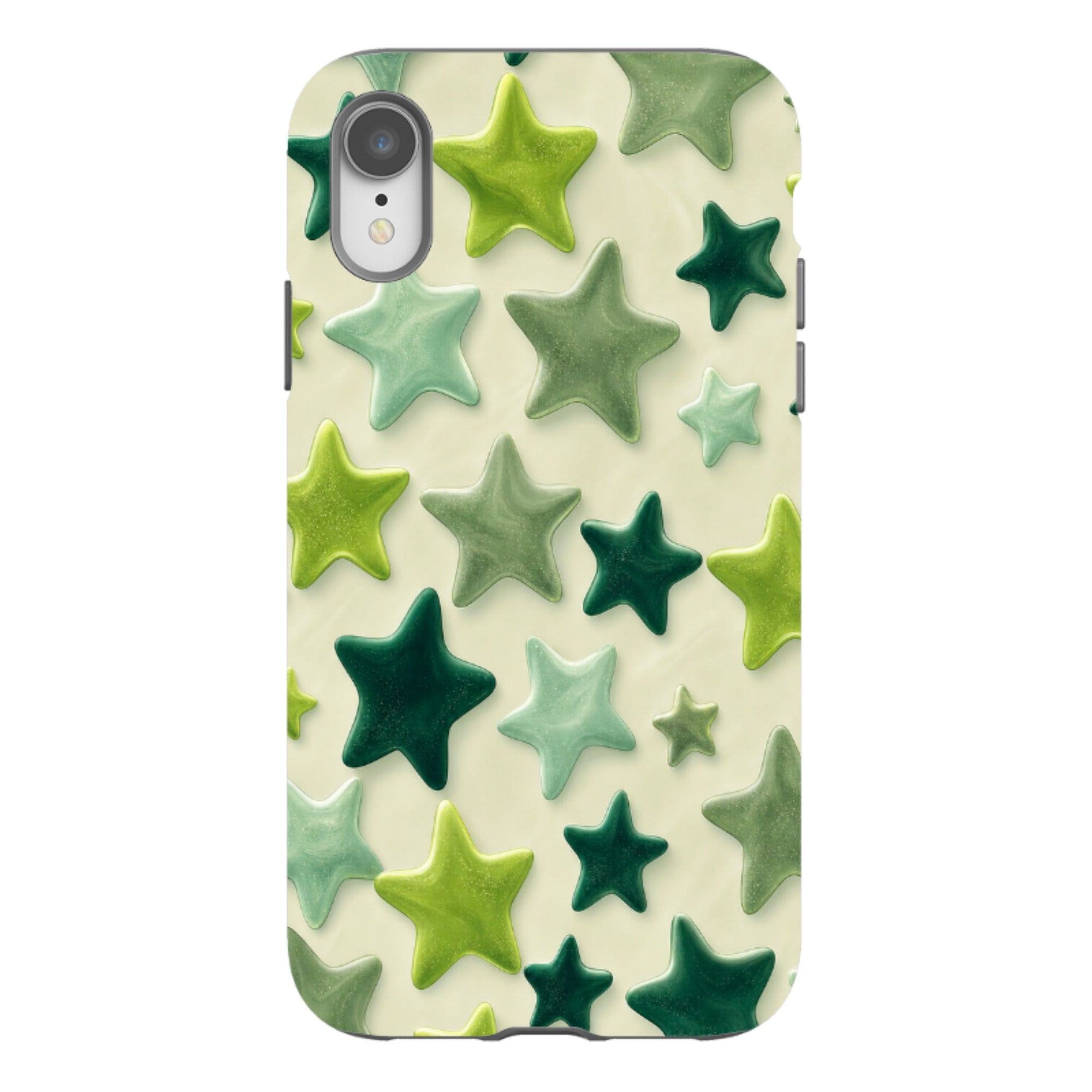 iPhone Tough Case - Sage Green Star