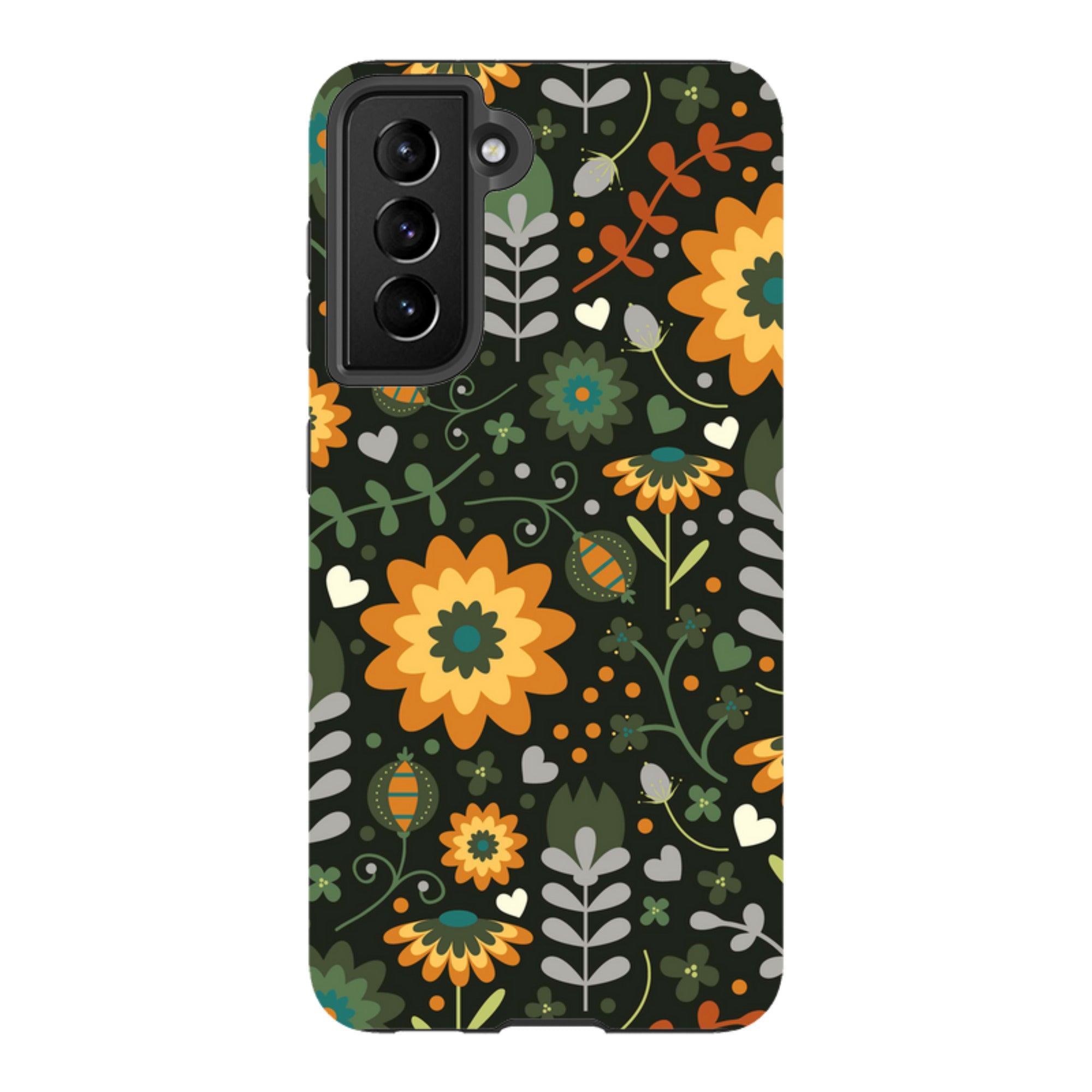 Samsung Tough Case - Dark Floral By Suzy Taylor