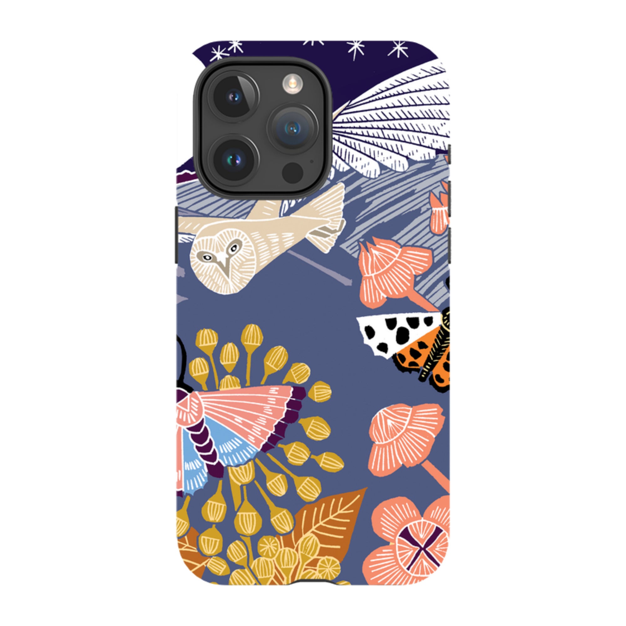 iPhone Tough Case - Evening Barn Owl By Kate Heiss