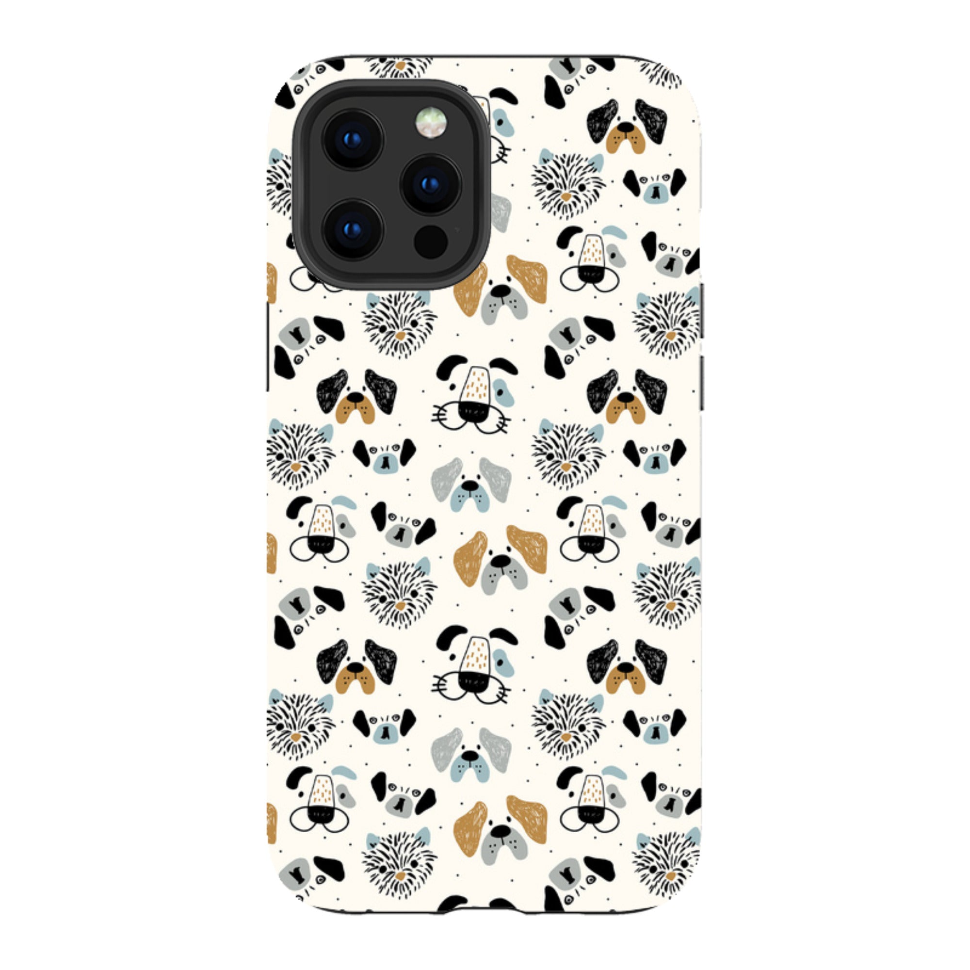 iPhone Tough Case - Dog Pattern Large