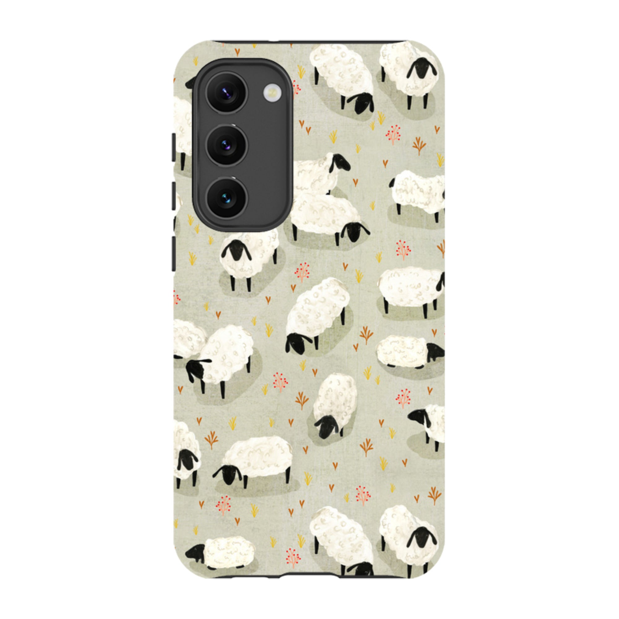 Samsung Tough Case - Sheep Grey By Katherine Quinn