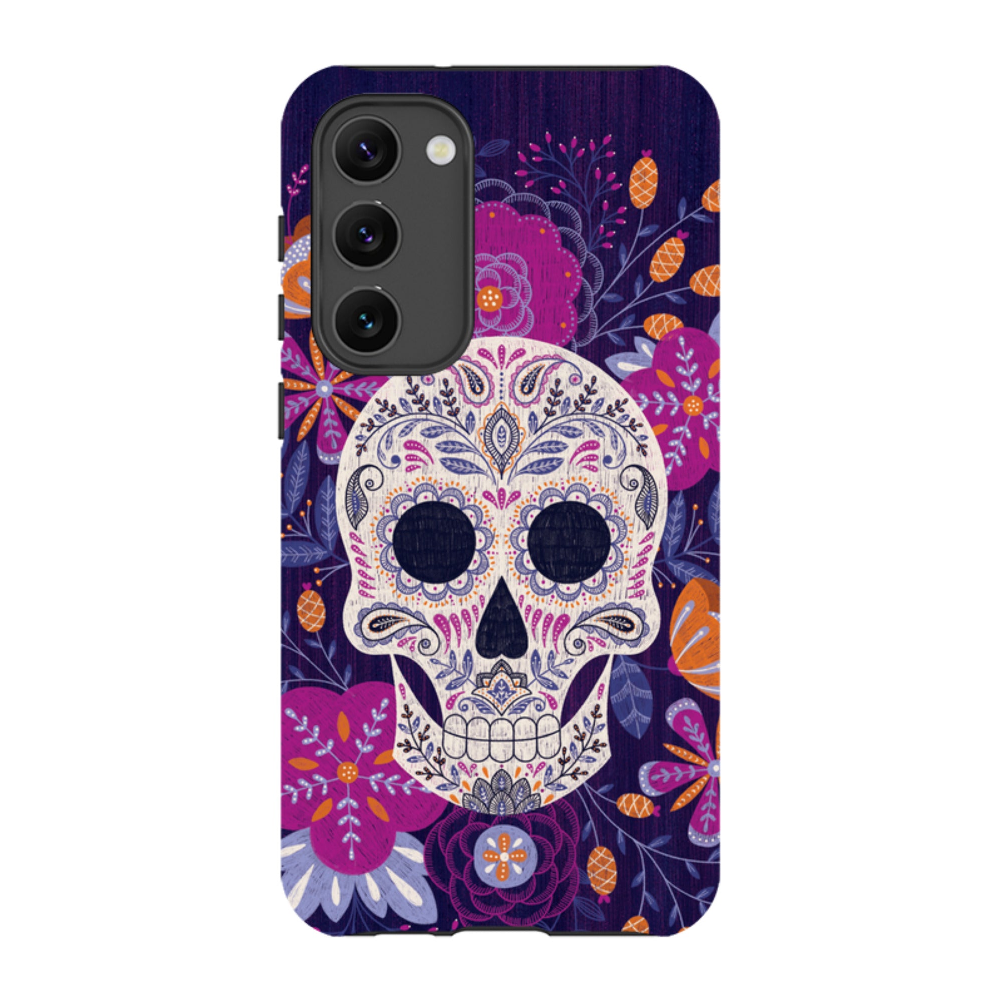 Samsung Tough Case - Sugar Skull By Jenny Zemanek