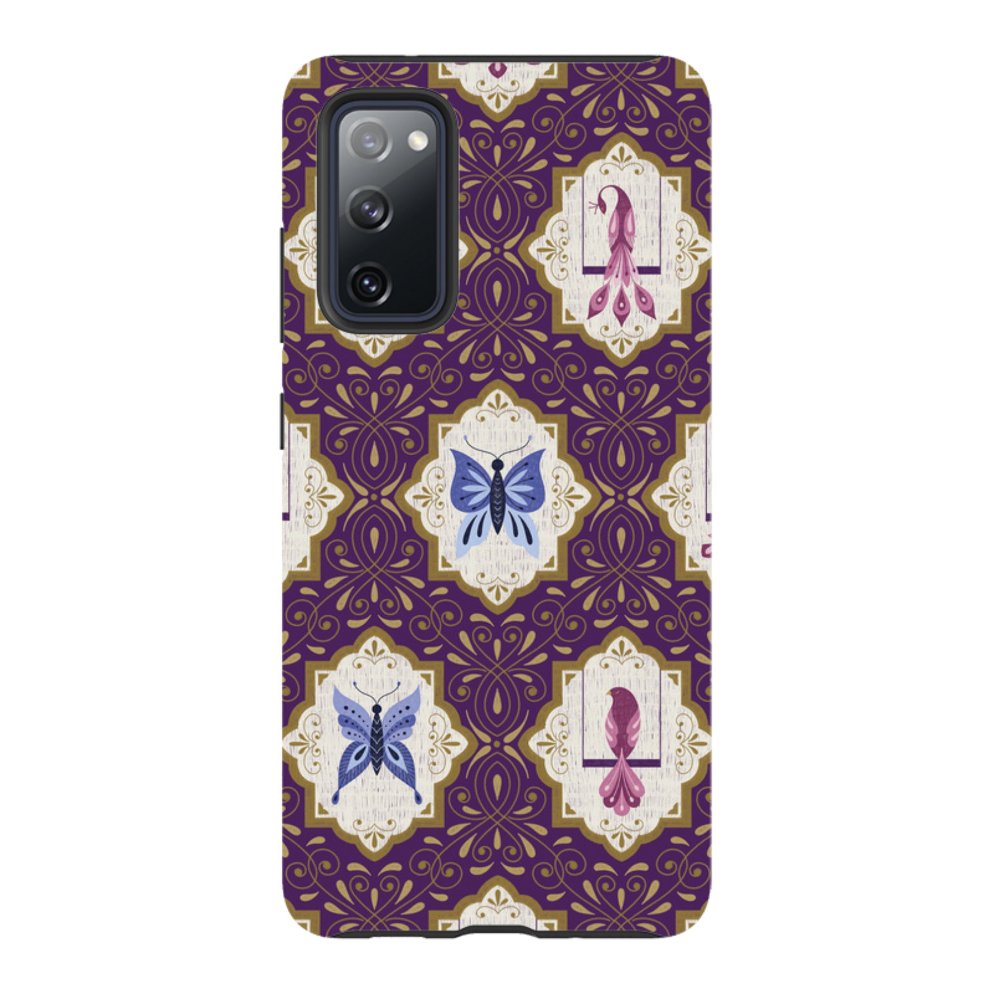 Samsung Tough Case - Wingframes Purple By Jenny Zemanek