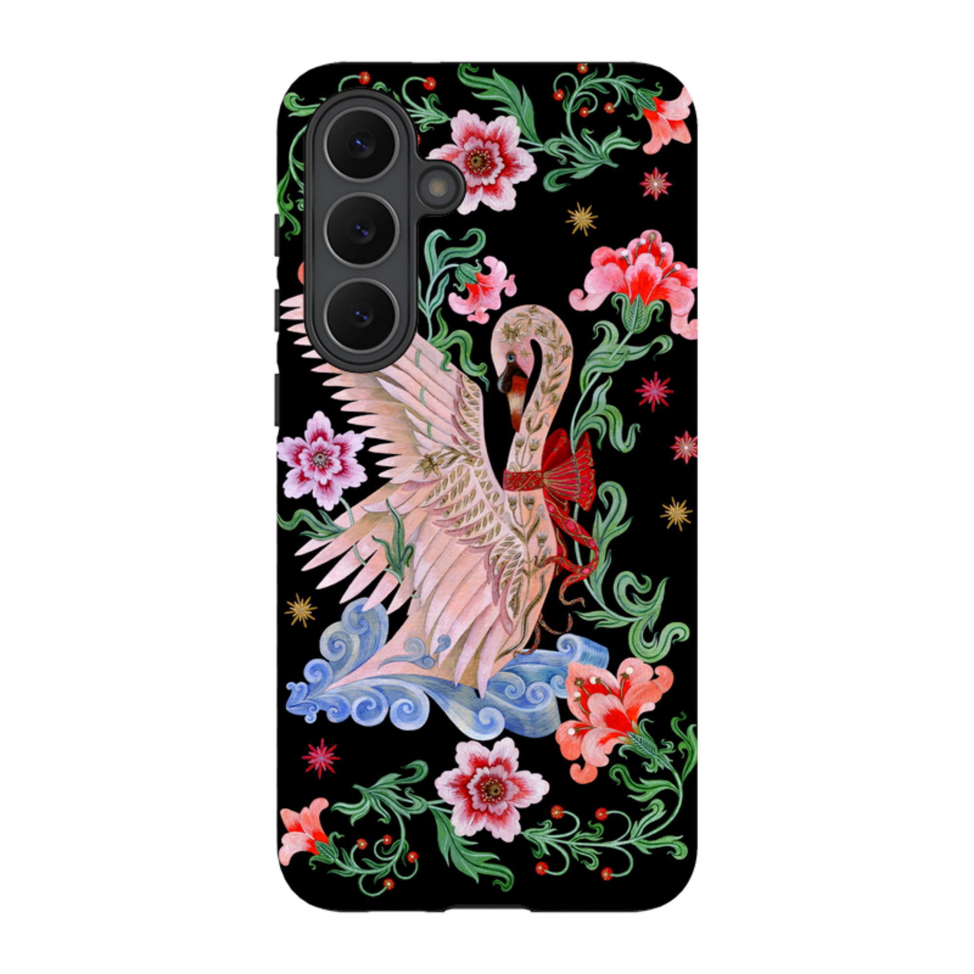Samsung Tough  Case - Seven Swans A Swimming By Maria Matos