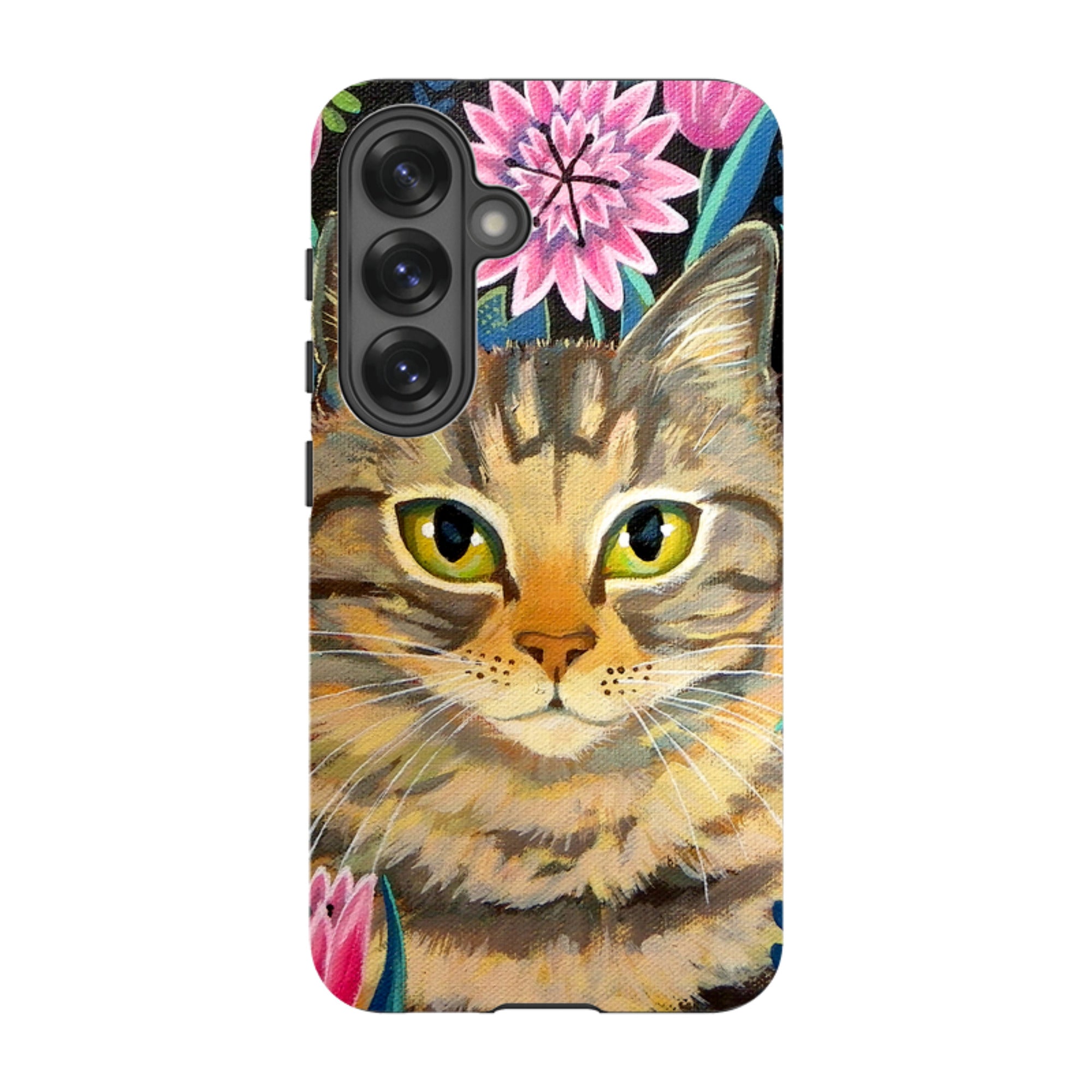 Samsung Tough Case - Tabby Cat By Mary Stubberfield