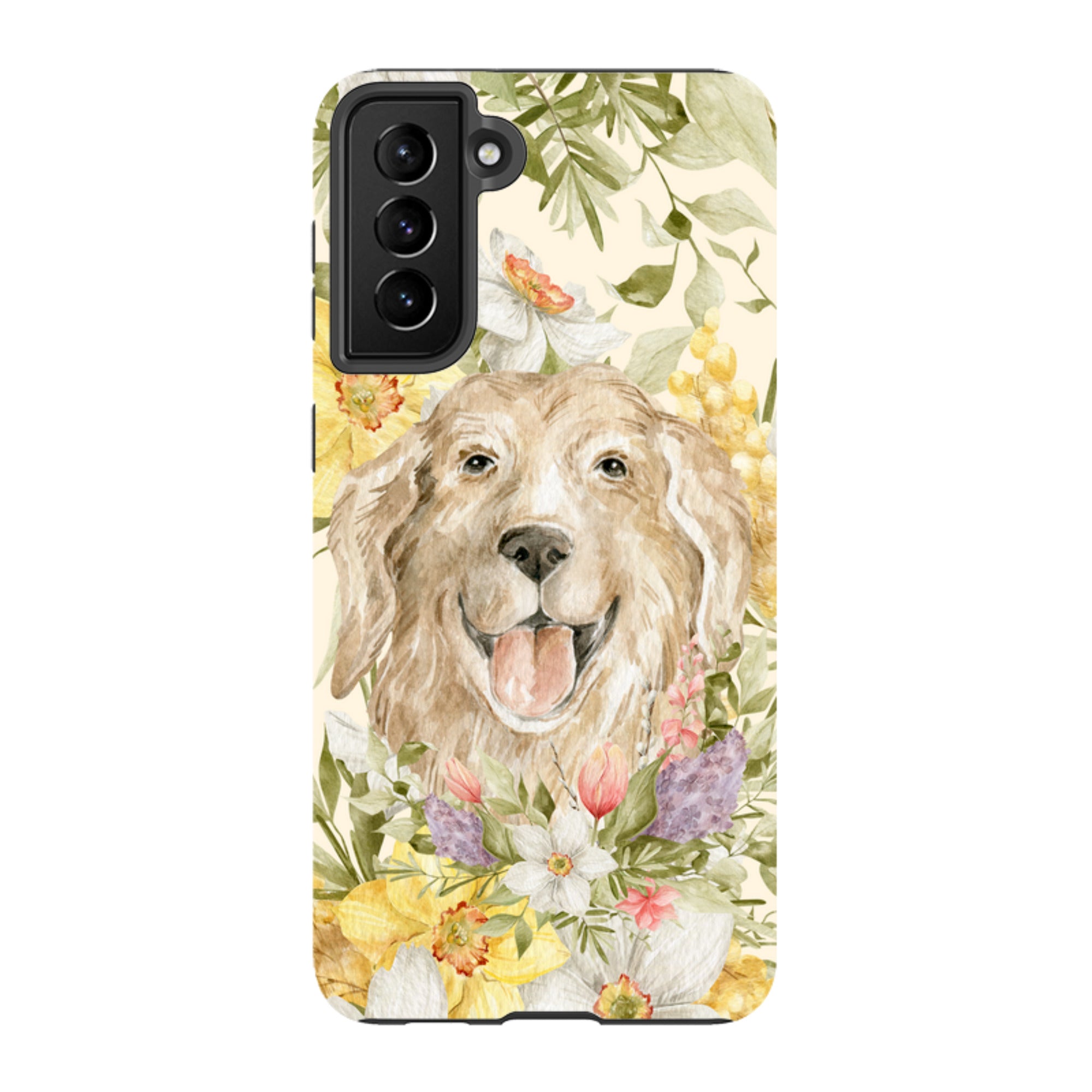 Samsung Tough Case - Floral Dog