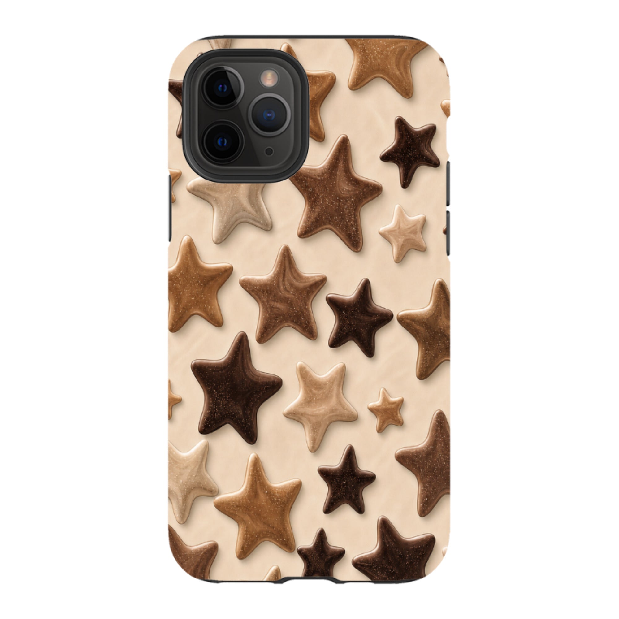 iPhone Tough Case - Brown Star