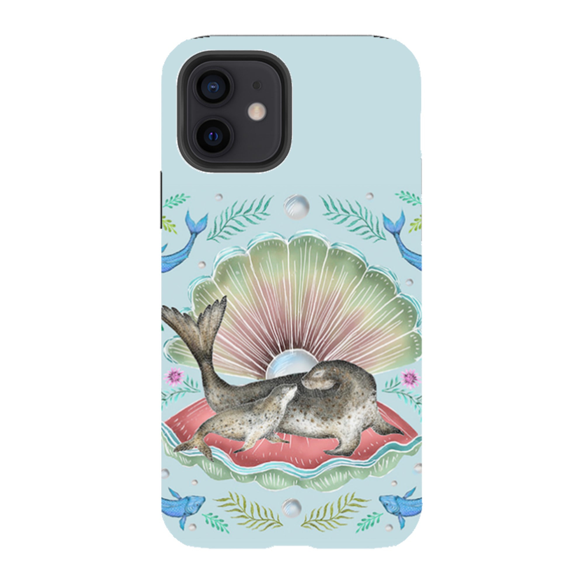 iPhone Tough Case - Seals In Shell By Catherine Rowe