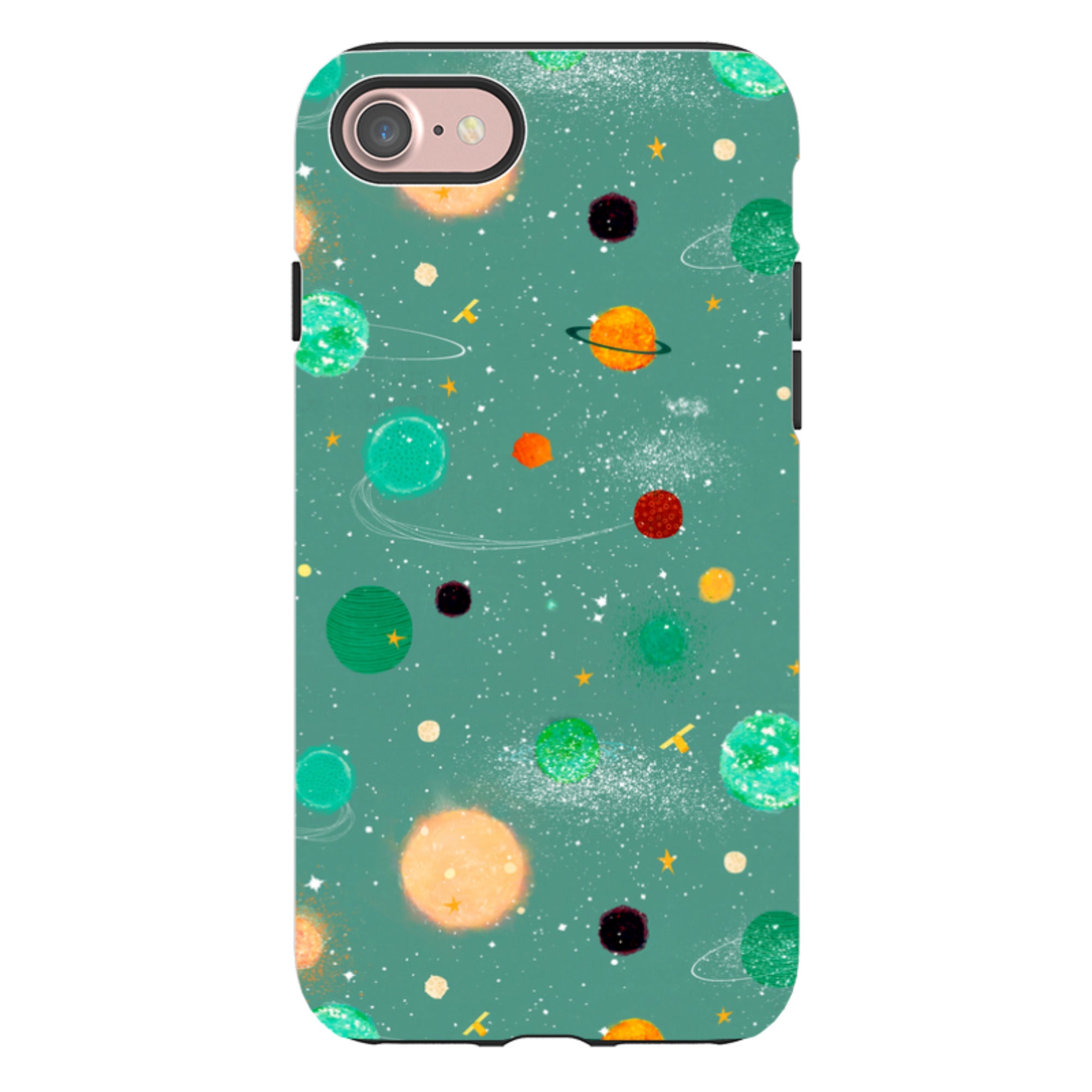 iPhone Tough Case - Far Far Away Green By Katherine Quinn