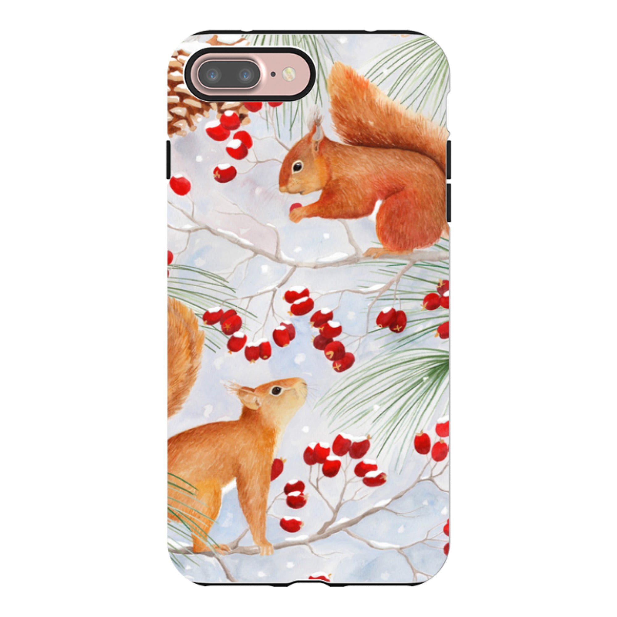 iPhone Tough Case - Red Squirrels By Bex Parkin