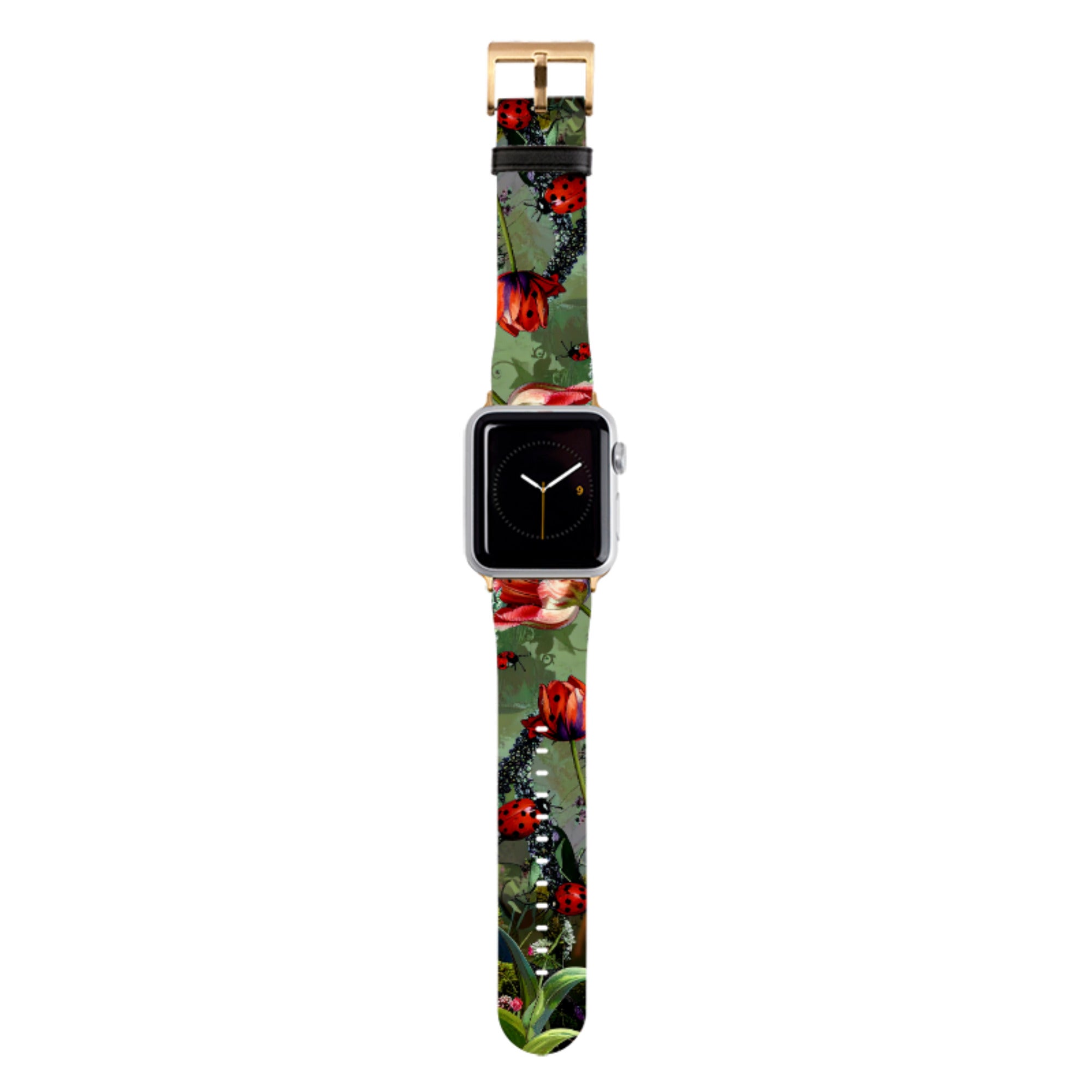Green Vyne Ladybirds Apple Watch Strap