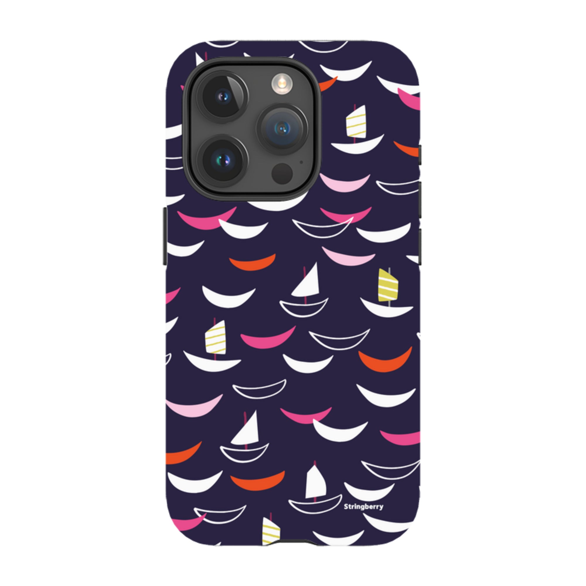 iPhone MagSafe Tough Case -  Little Boats By Ali Brookes