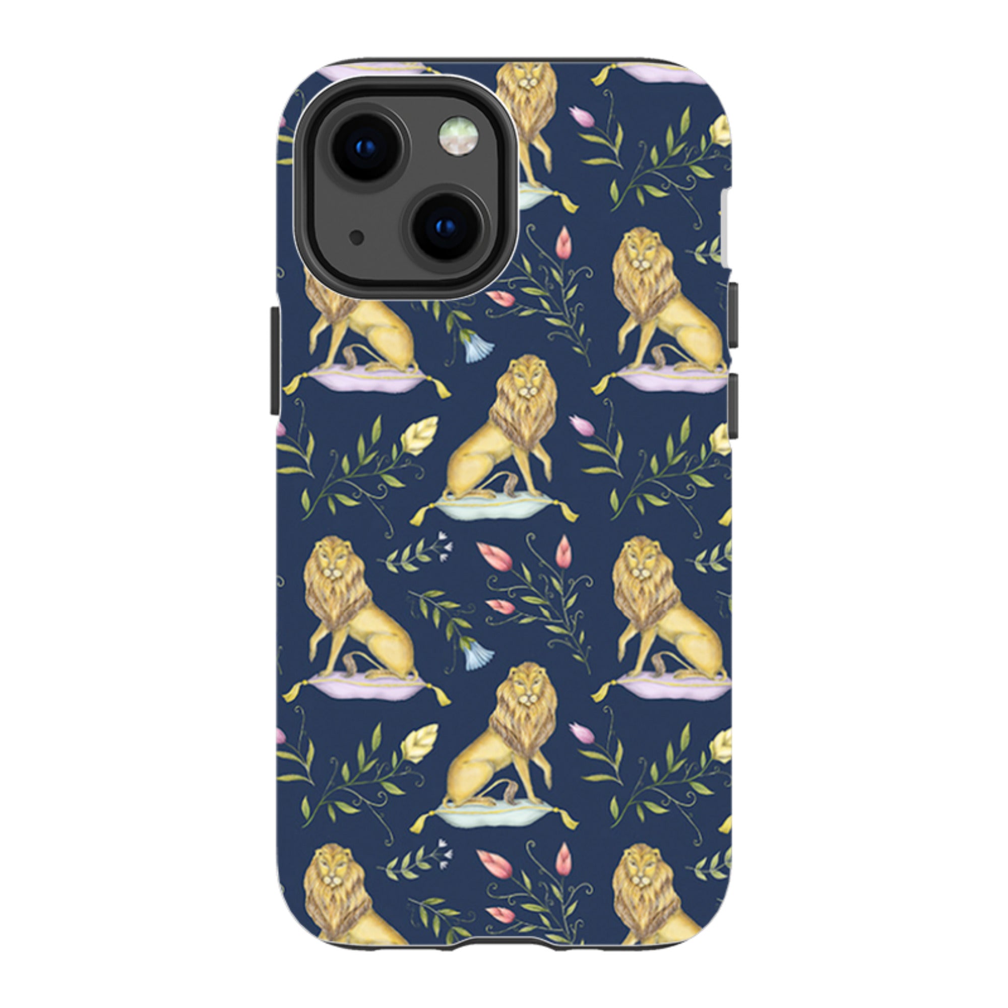 iPhone Tough Case - Leo Et Flores Navy By Catherine Rowe
