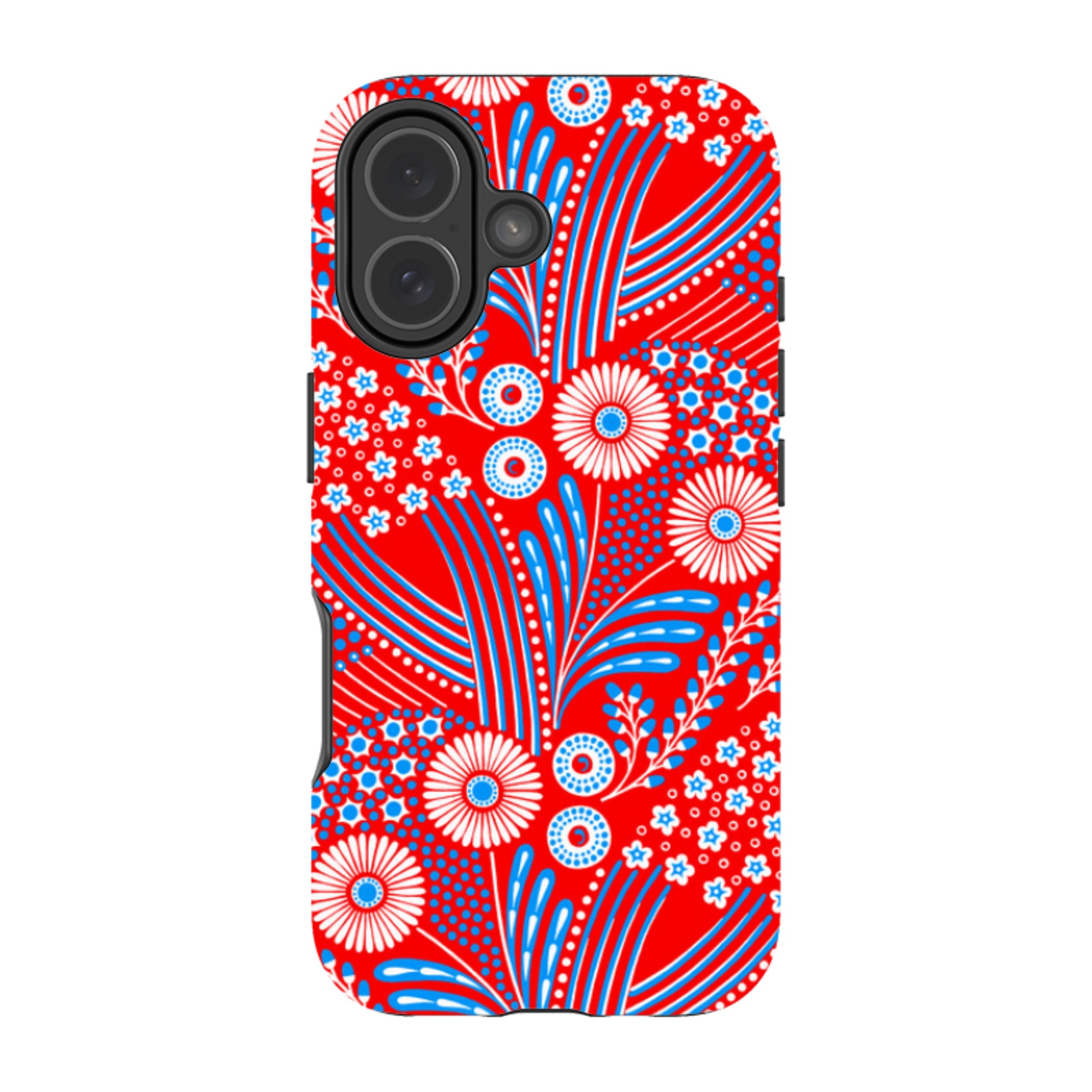 iPhone Tough Case - Red Bouquet By Cressida Bell