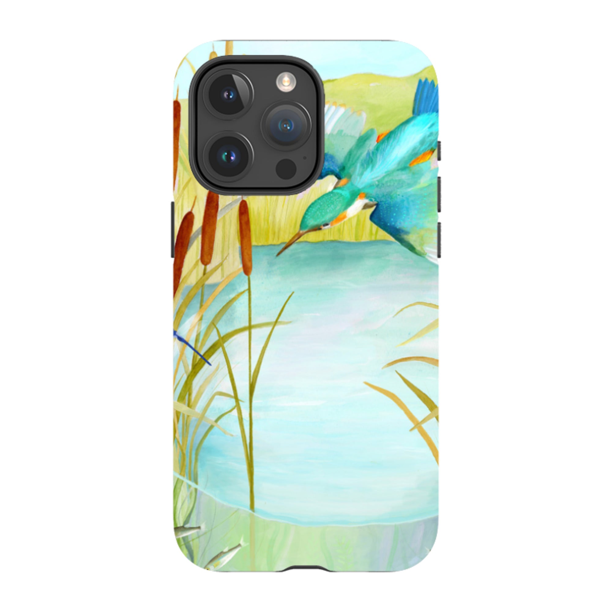 iPhone Tough Case - Kingfisher By Bex Parkin