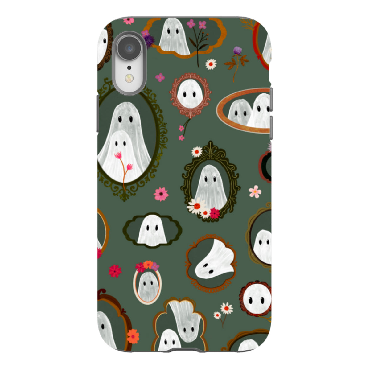 iPhone Tough Case - Framed Ghosts - Pine By Katherine Quinn
