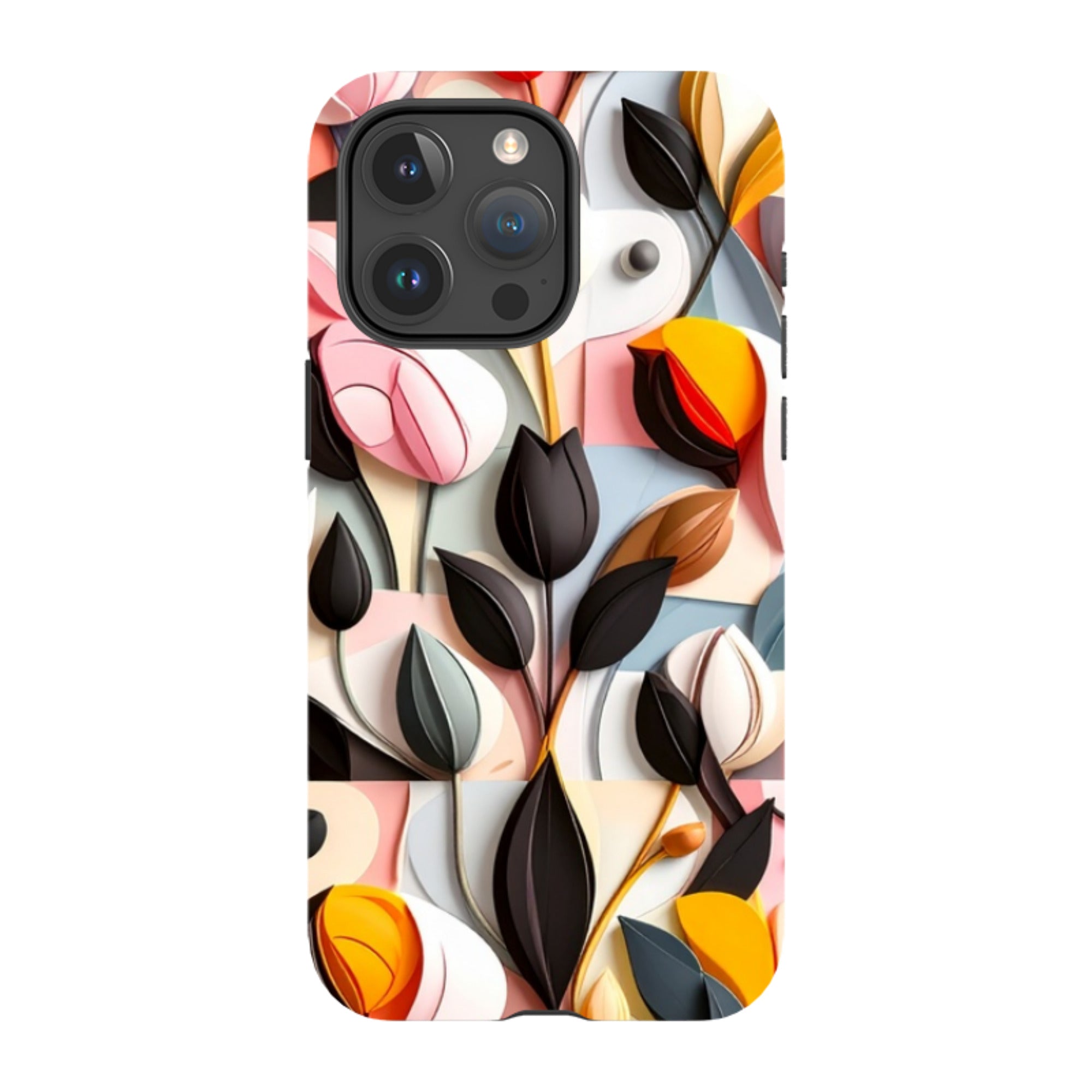 iPhone MagSafe Tough Case - Summer Tulips