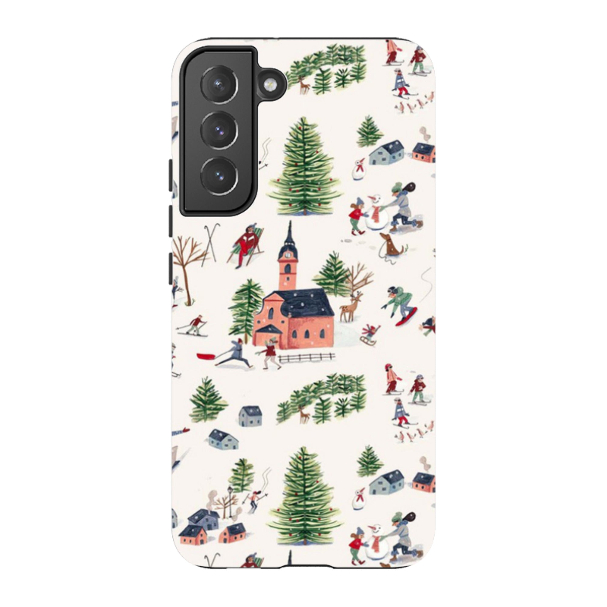Samsung Tough Case - Skiing By Caroline Bonne Muller