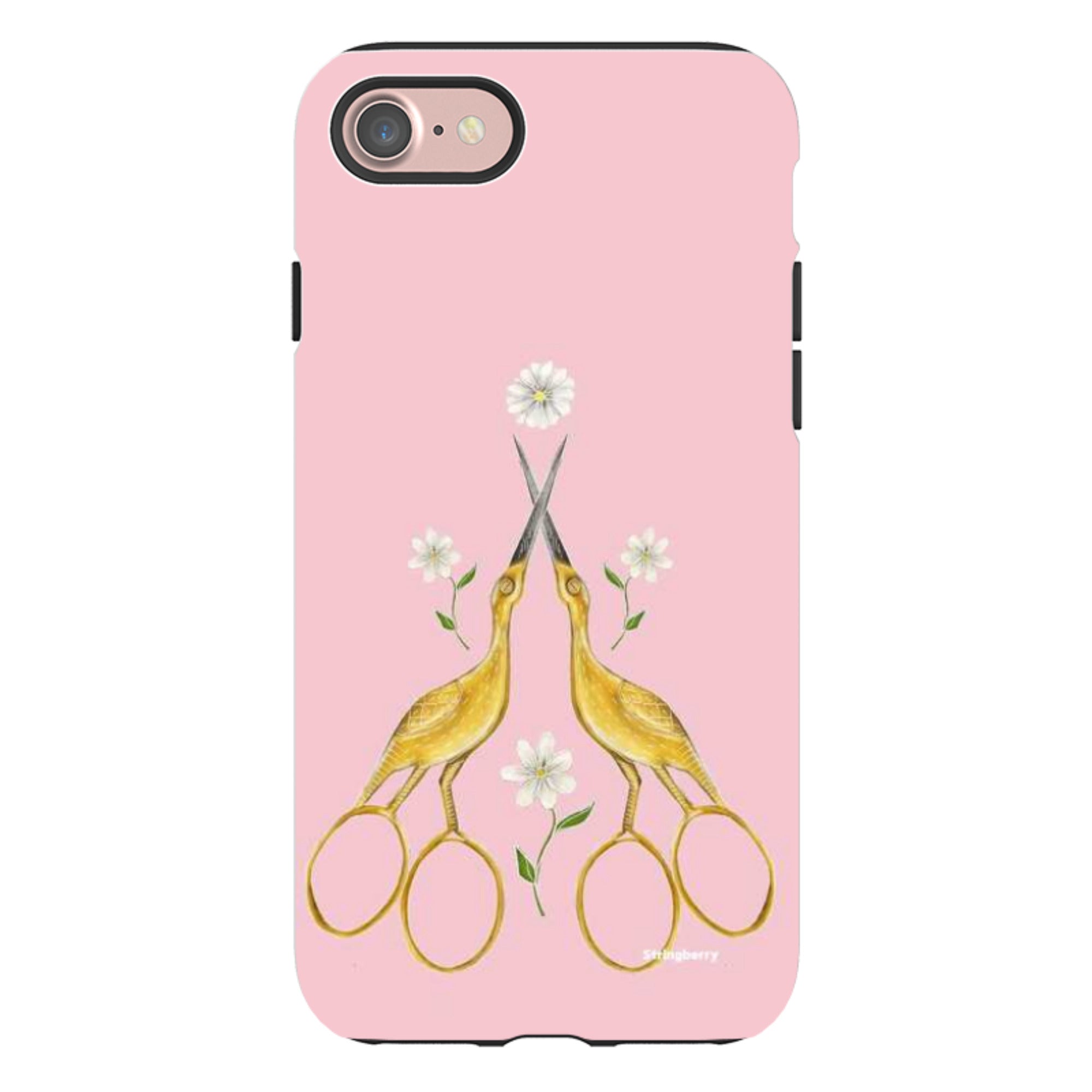 iPhone Tough Case - Heron Scissors By Catherine Rowe