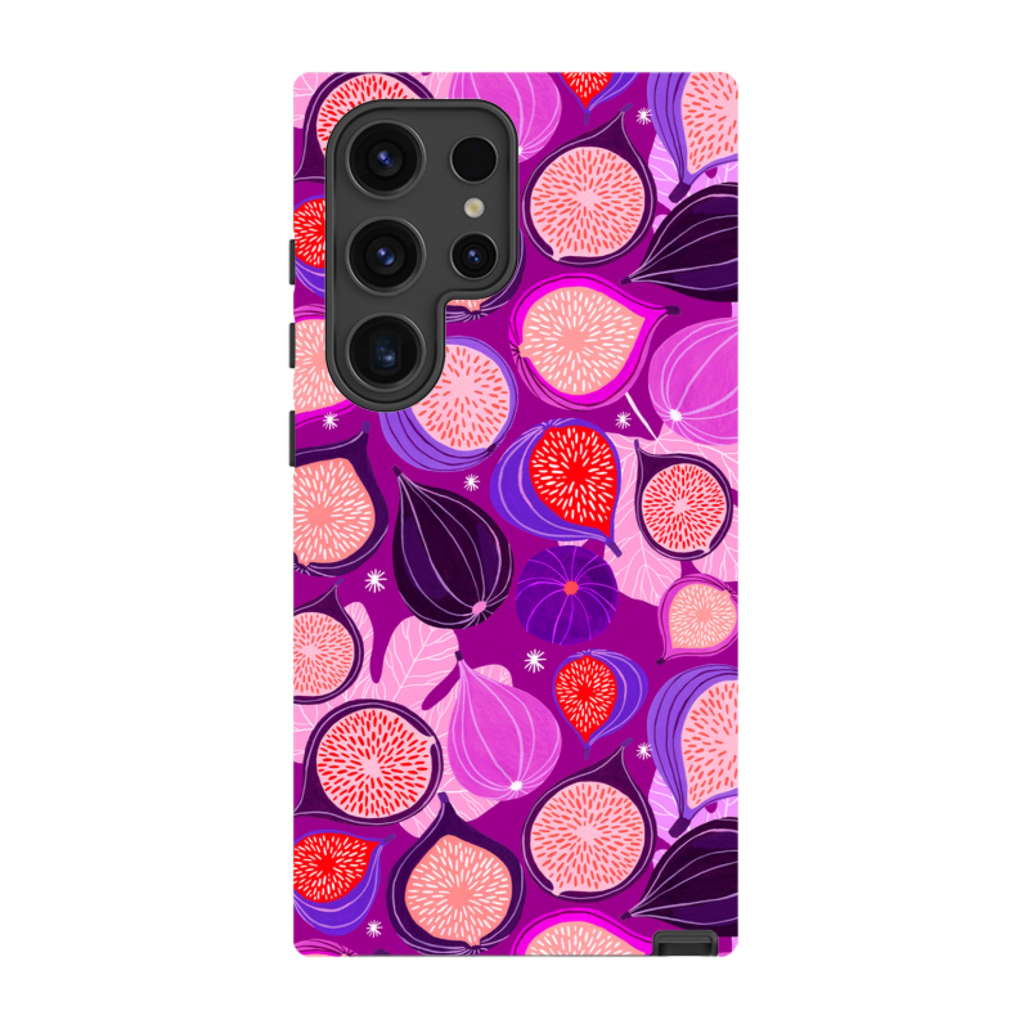 Samsung Tough Case - Ficolino Purple Pattern By Madalina Andronic