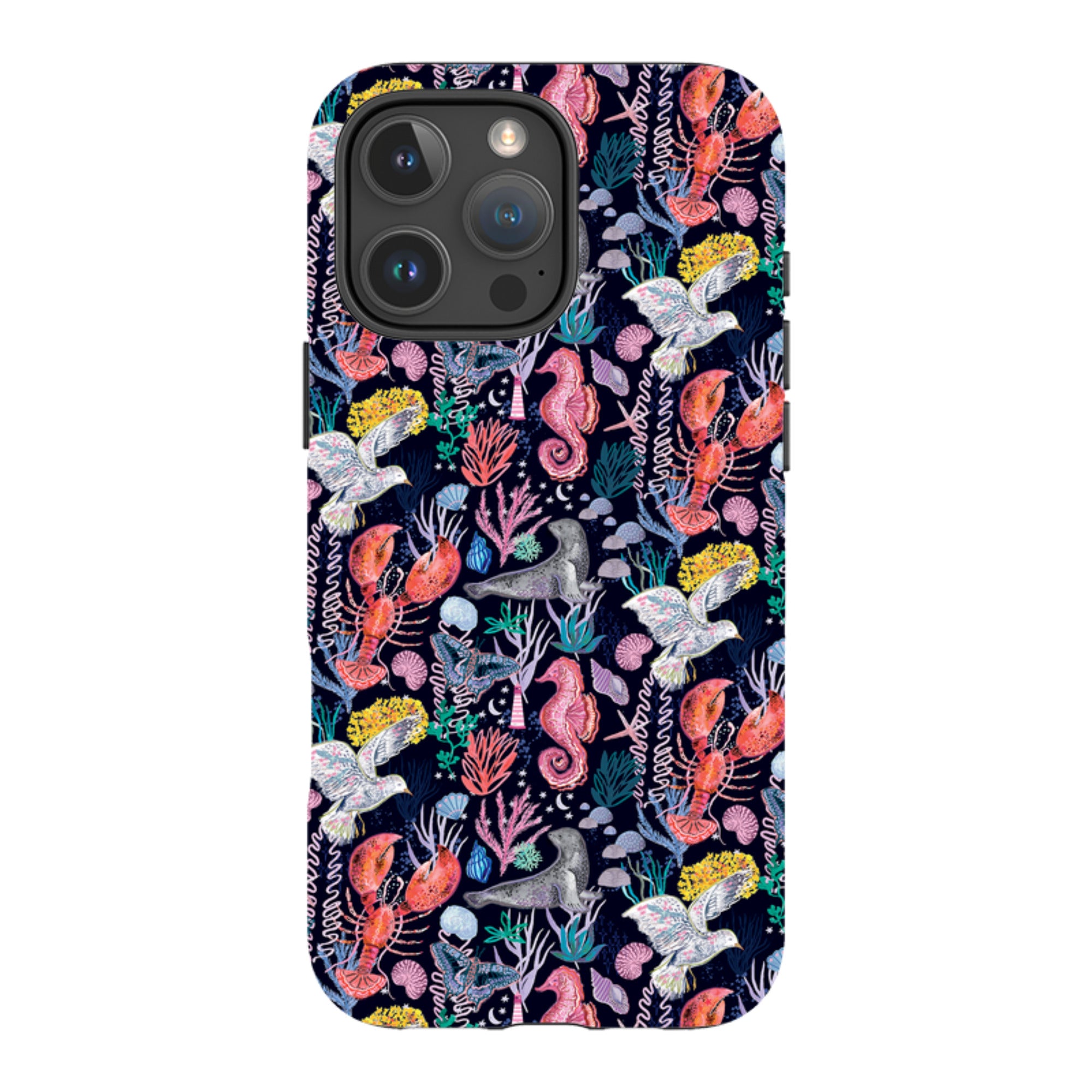 iPhone MagSafe Tough Case - Coastline Pattern A By Emma Frances Grant