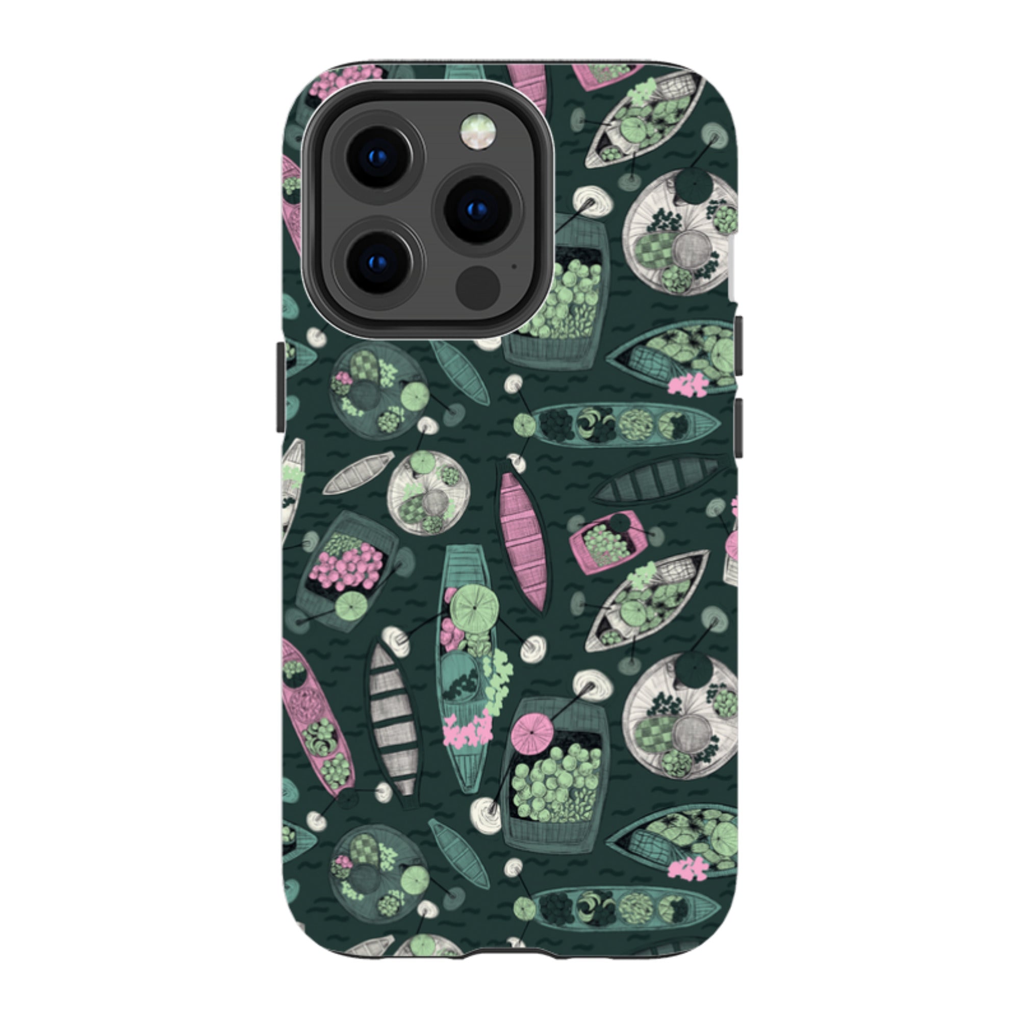 iPhone MagSafe Tough Case -  Floating Markets A By Jade Mosinski