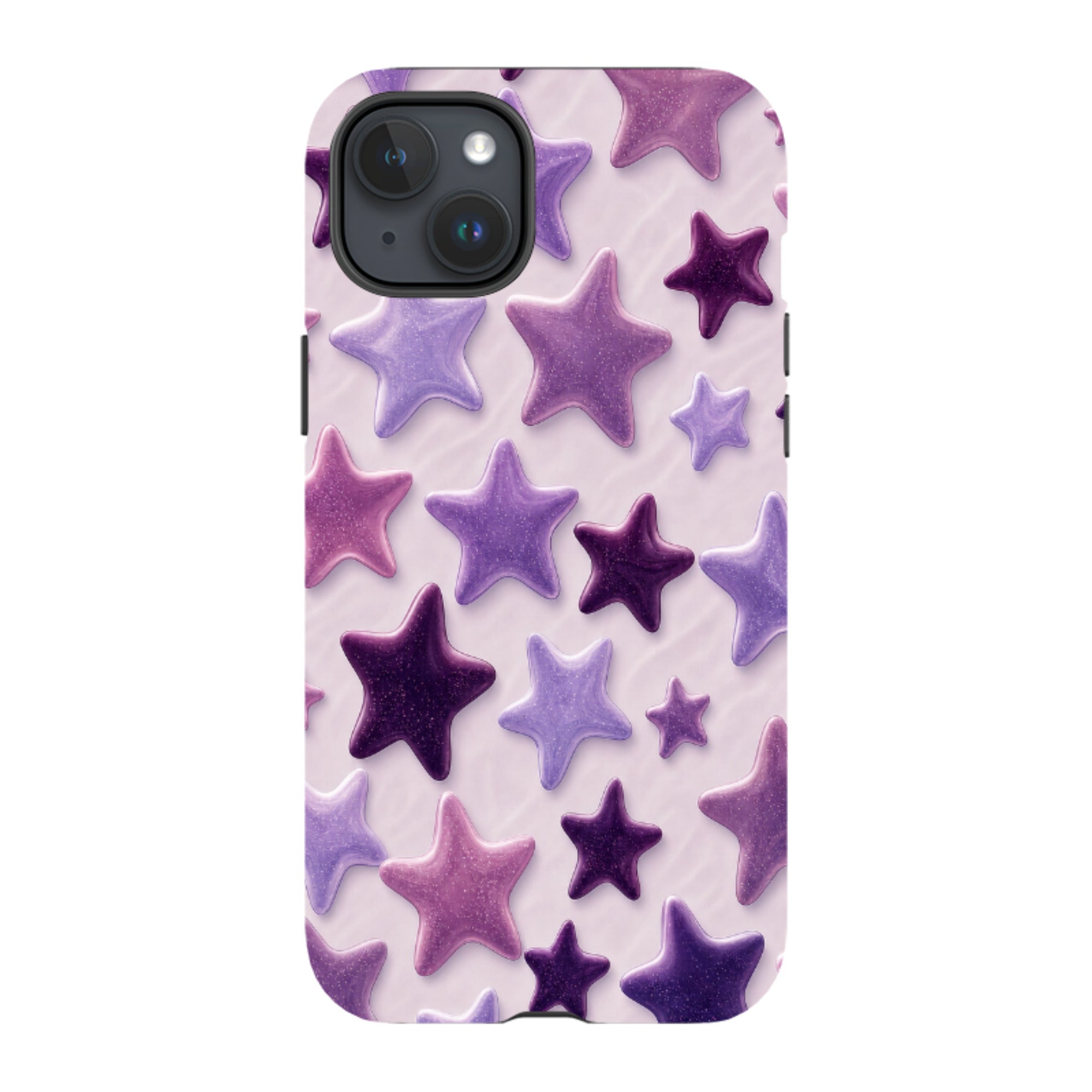 iPhone Tough Case - Lavender Purple Star