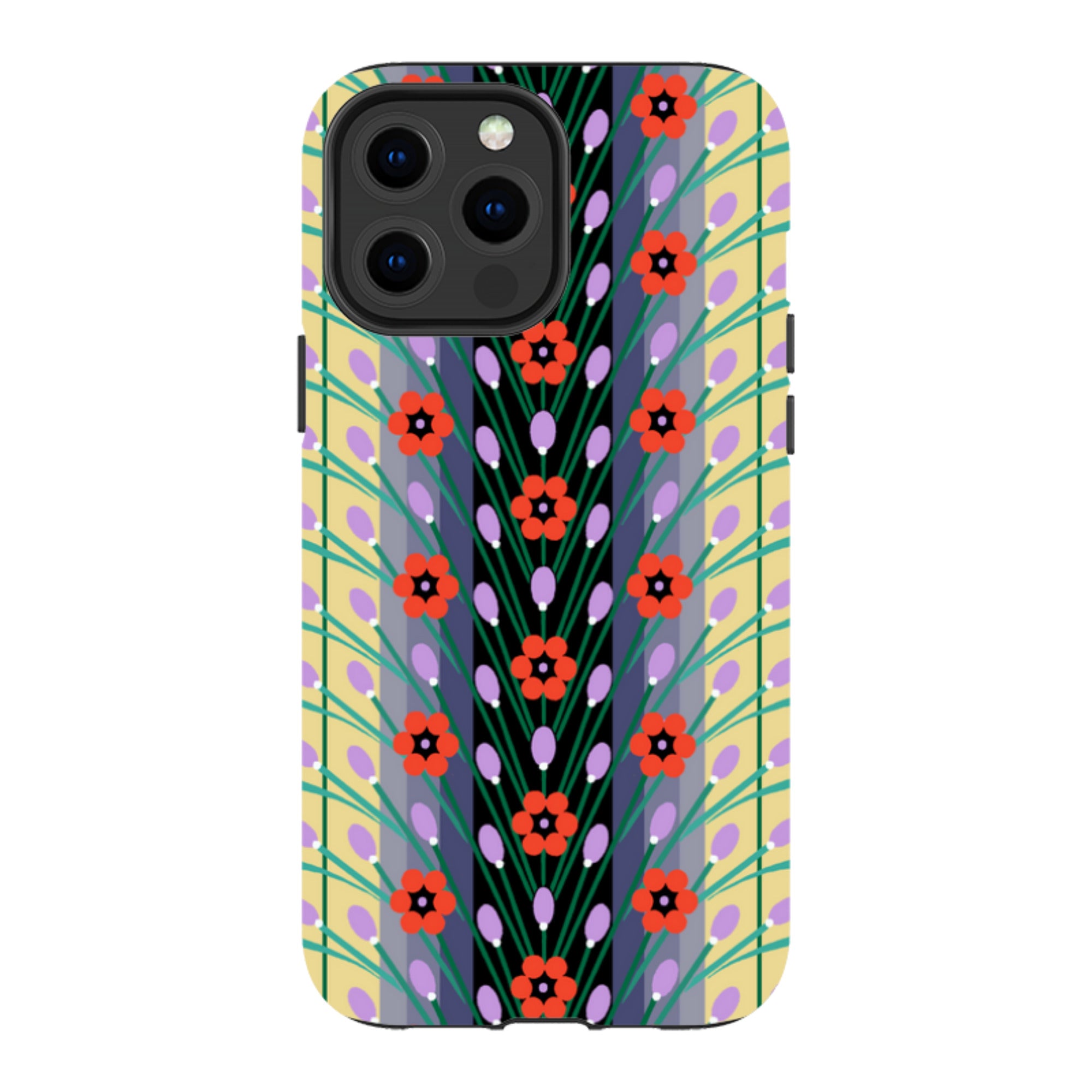 iPhone MagSafe Tough Case - Lavender Yellow By Cressida Bell