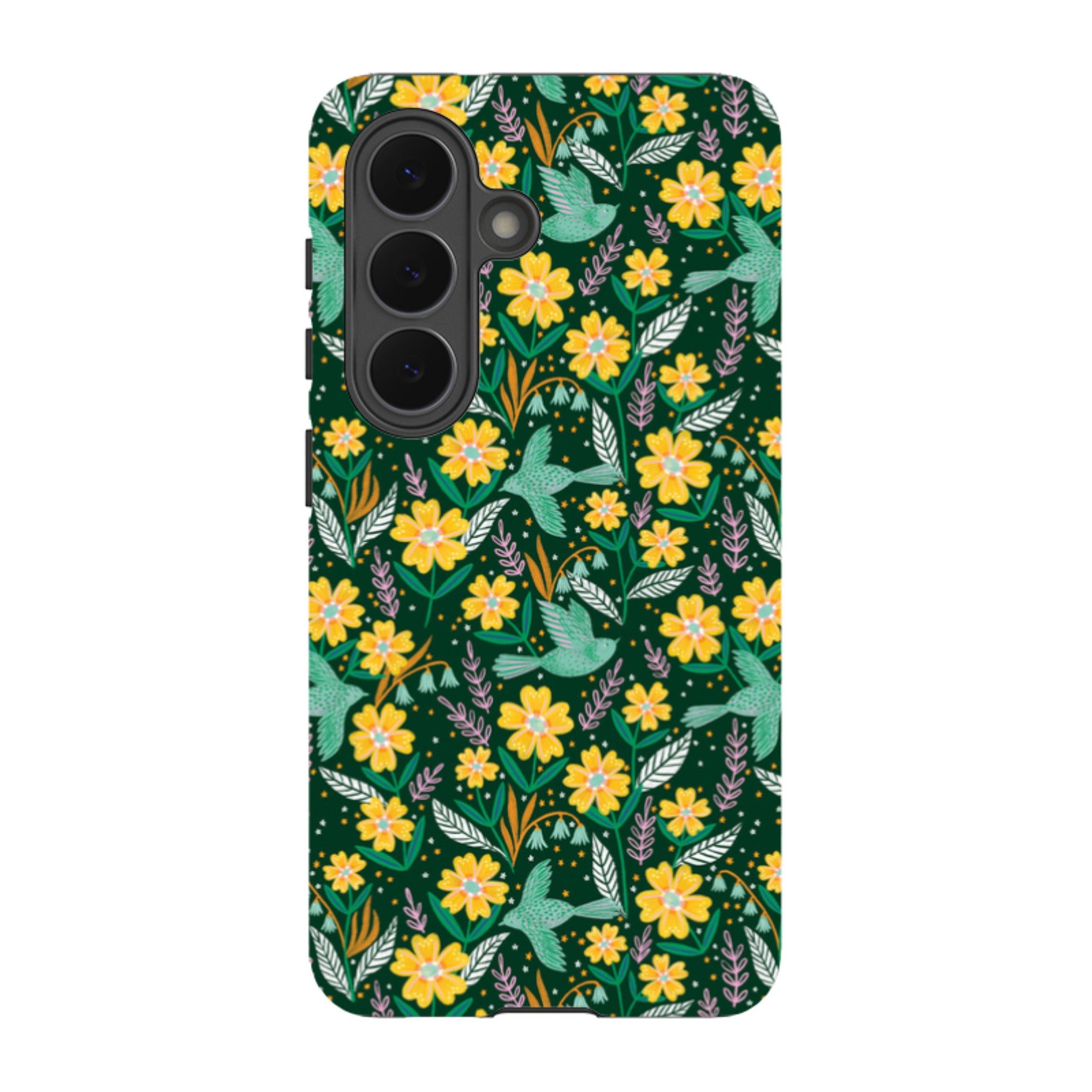 Samsung Tough Case - Sweet Birds Green By Lee Foster Wilson