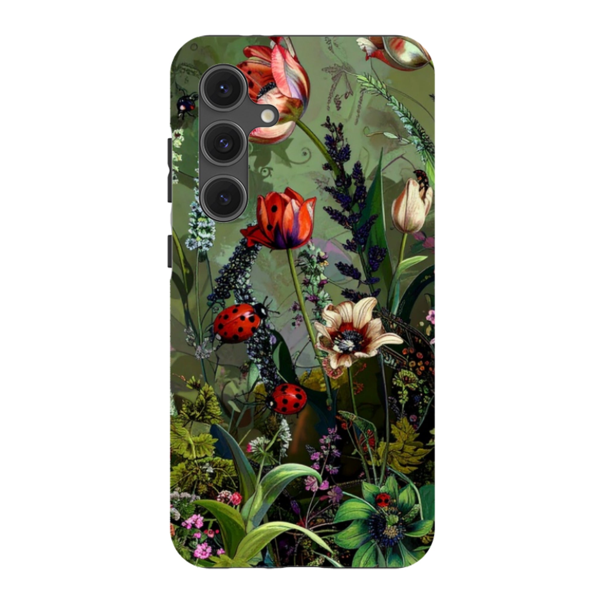 Samsung Tough Case - Green Vyne Ladybirds