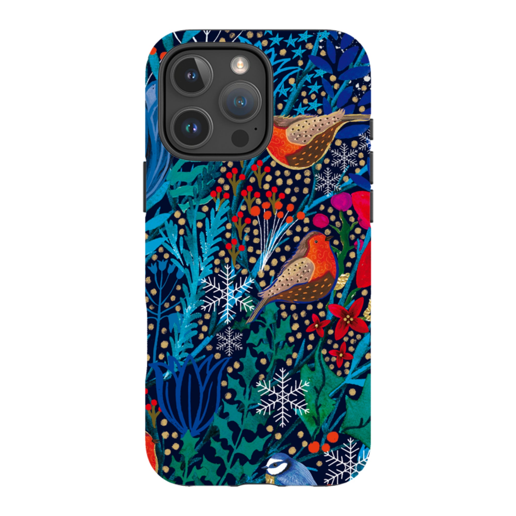iPhone Tough Case - Xmas Robin III By Emma Frances Grant