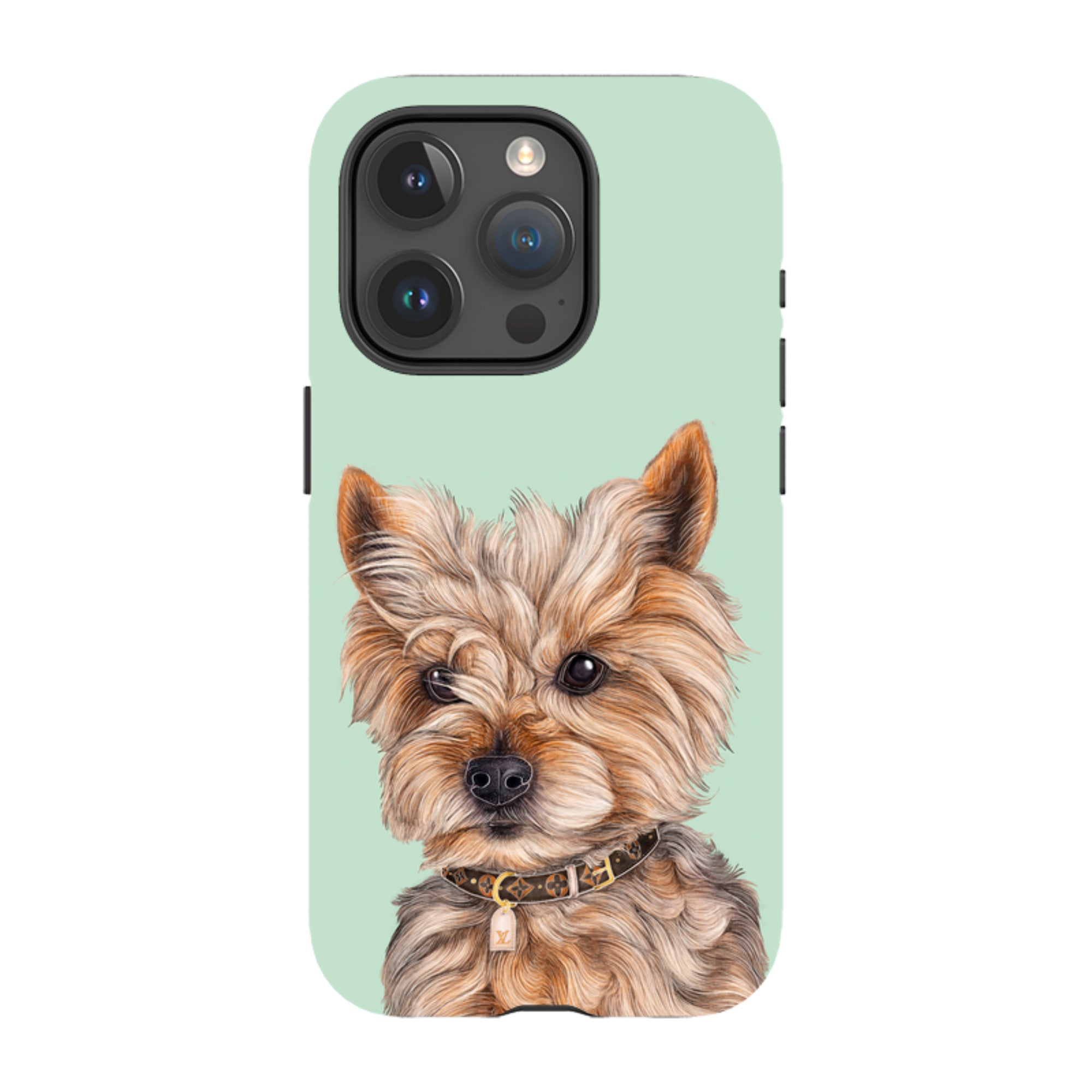 iPhone MagSafe Tough Case - Yorkie By Catherine Rowe