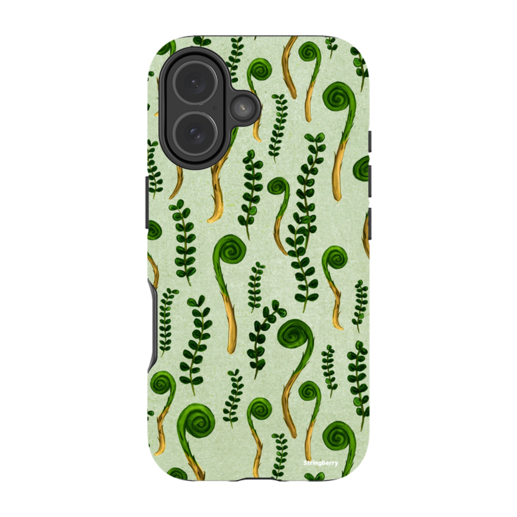 iPhone Tough Case - Fern Fronds By Katherine Quinn