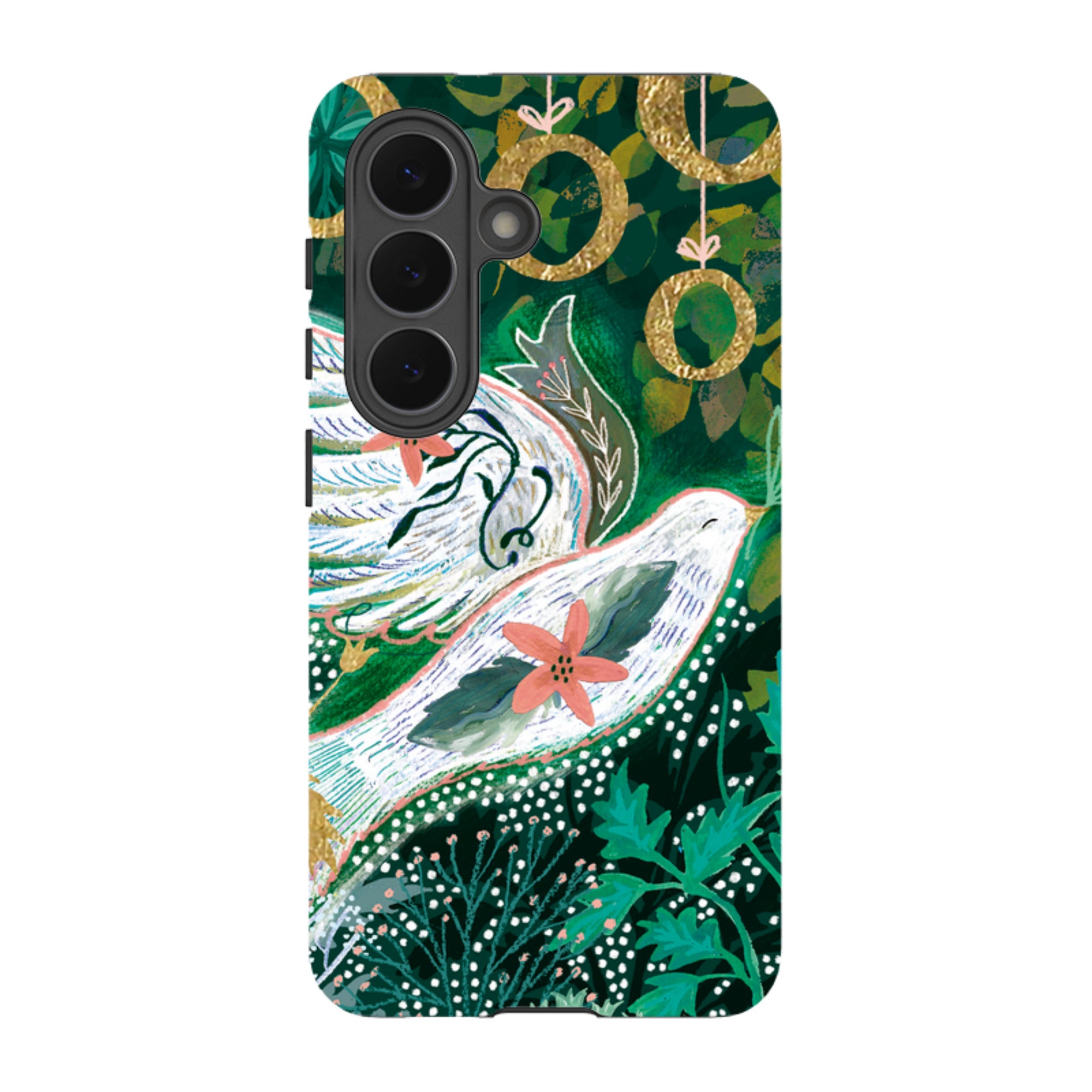Samsung Tough Case - Gold Rings By Emma Frances Grant