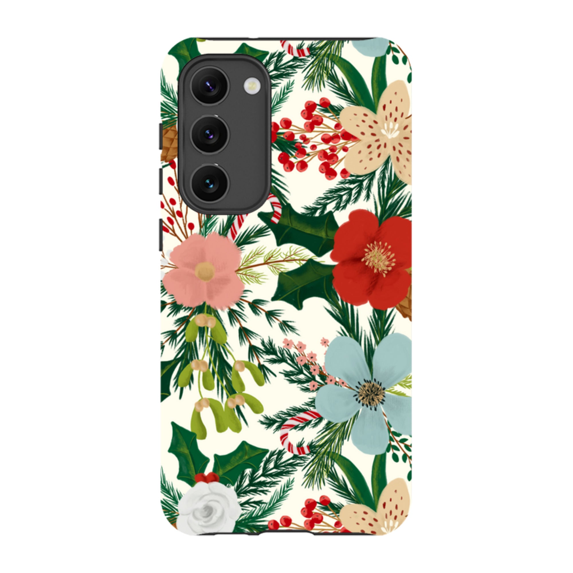 Samsung Tough Case - Christmas Florals By Abby Jacobs