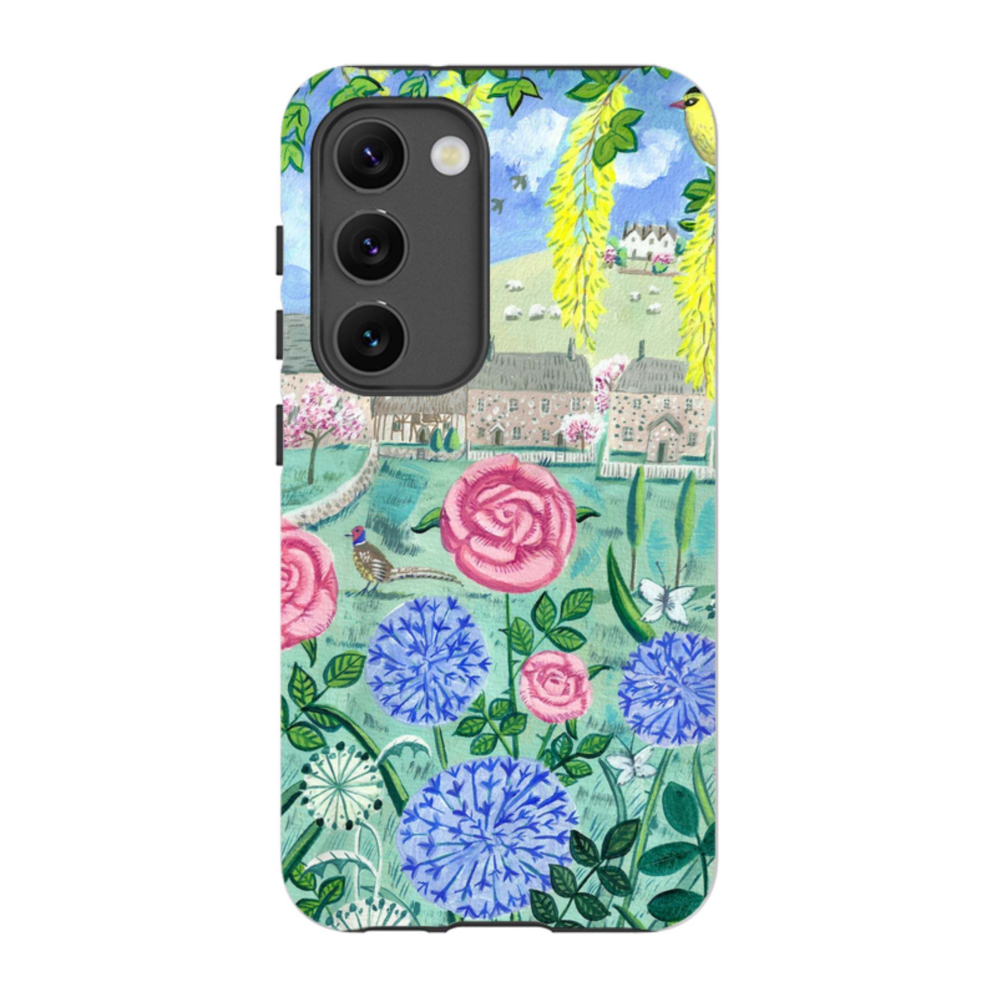 Samsung Tough Case - Village Floral By Mary Stubberfield