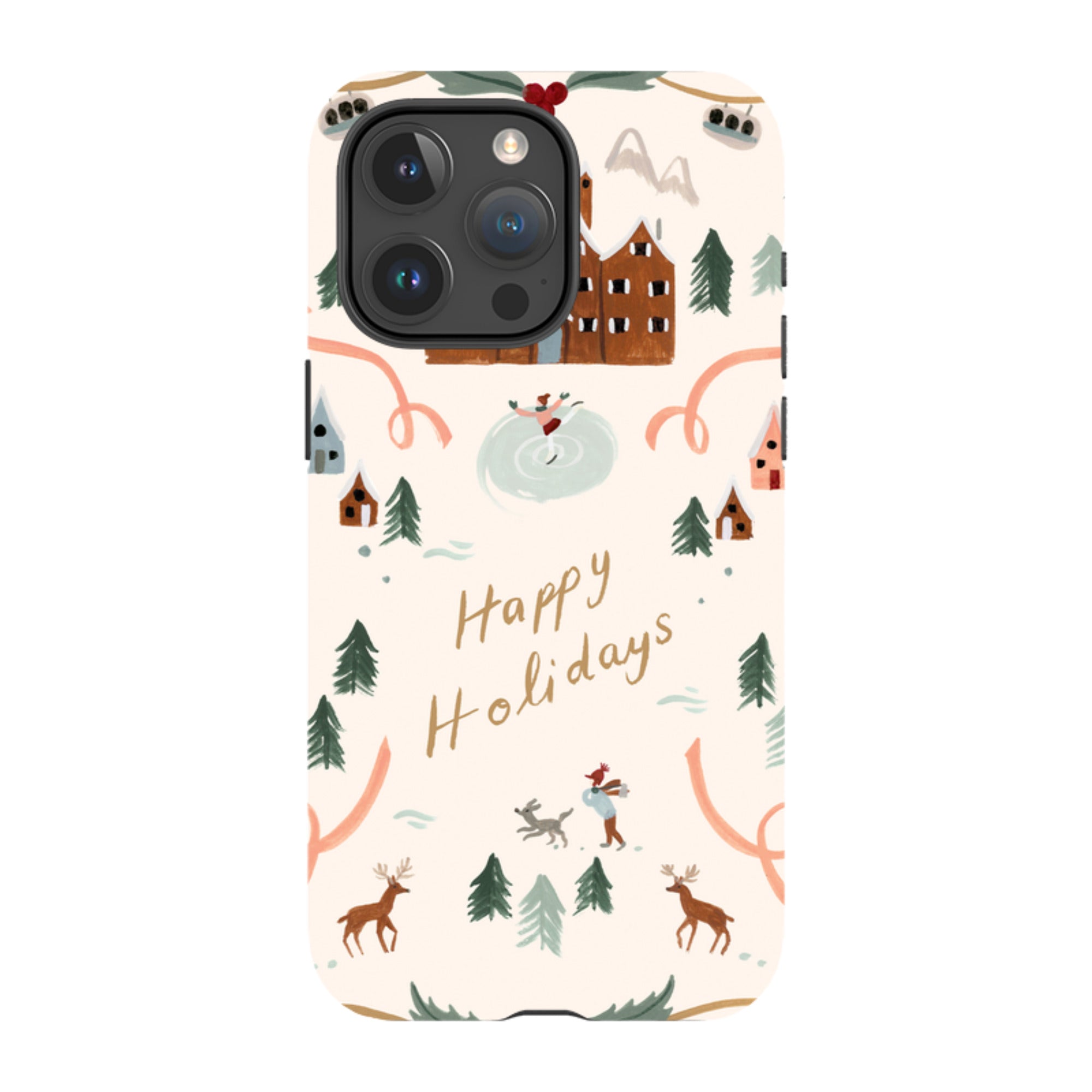 iPhone Tough Case - Happy Holidays By Bex Parkin