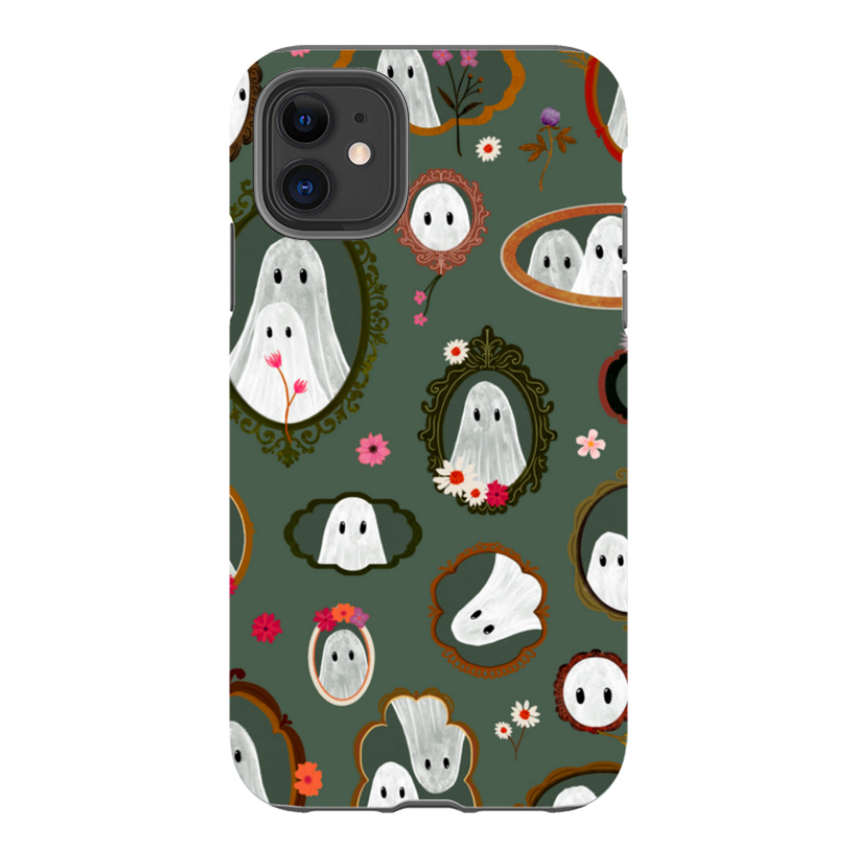 iPhone Tough Case - Framed Ghosts - Pine By Katherine Quinn