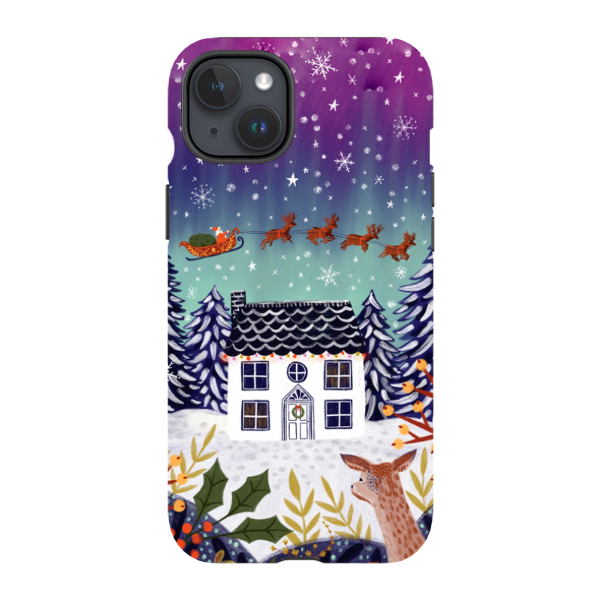 iPhone Tough Case - Night Before Christmas By Lee Foster Wilson