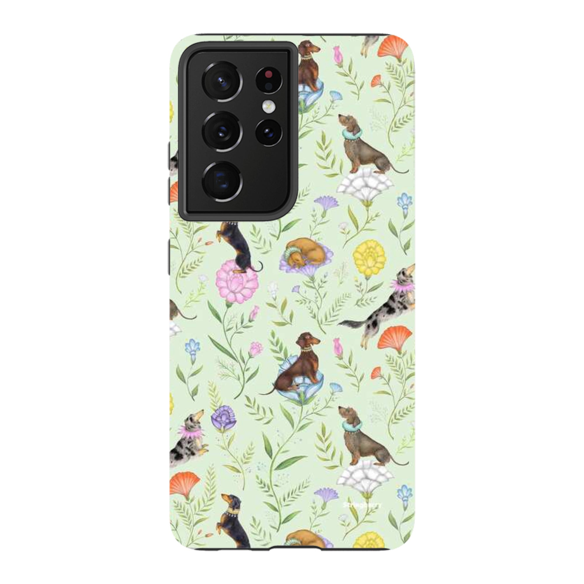 Samsung Tough Case - Doxy Day Afternoon Pistachio By Catherine Rowe