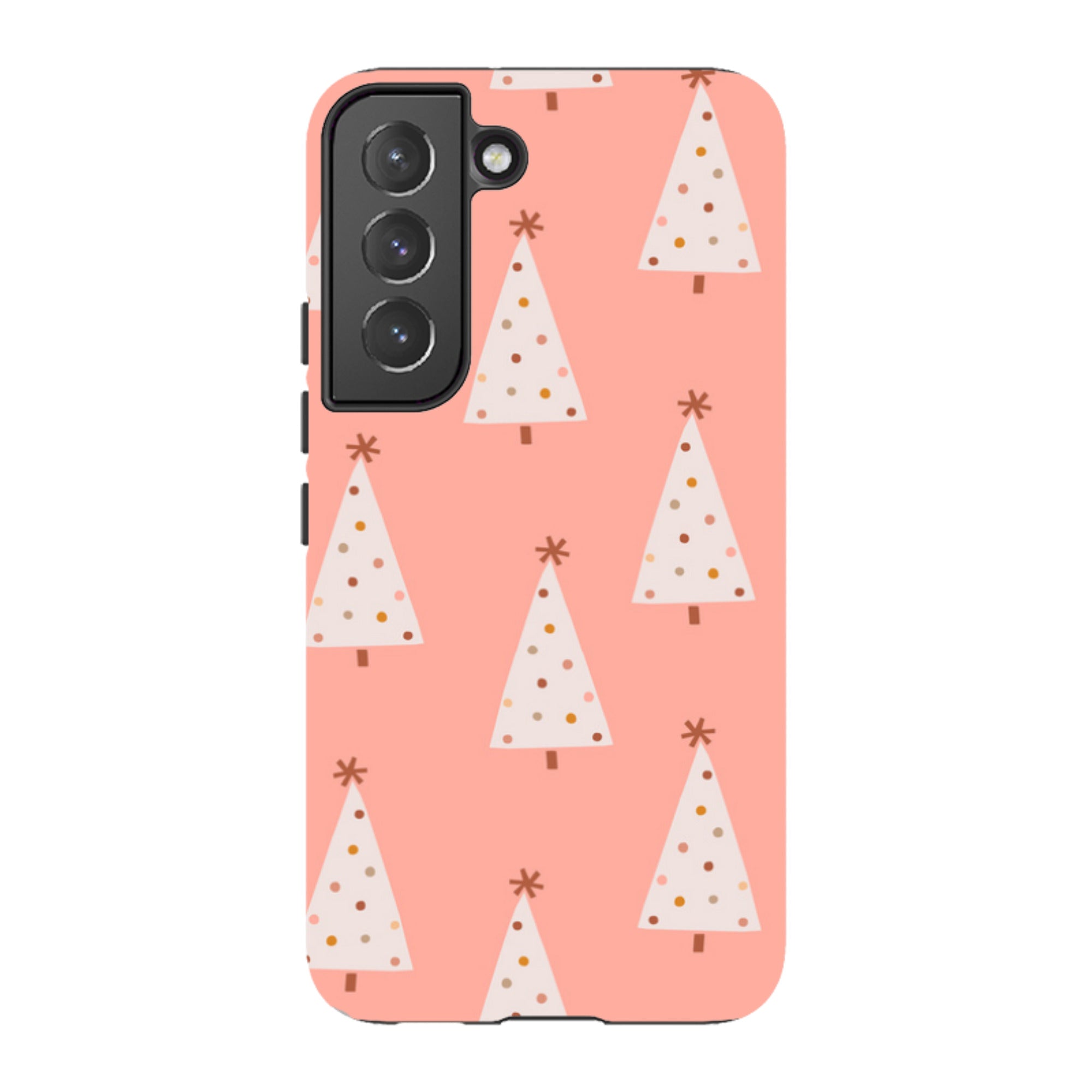 Samsung Tough Case - Pink Xmas Trees