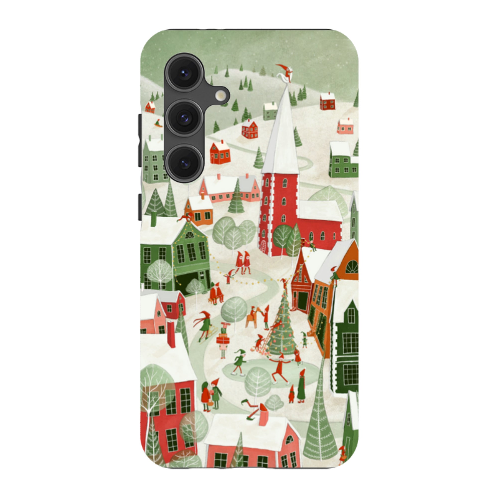 Samsung Tough Case - Christmas Town By Maja Lindberg