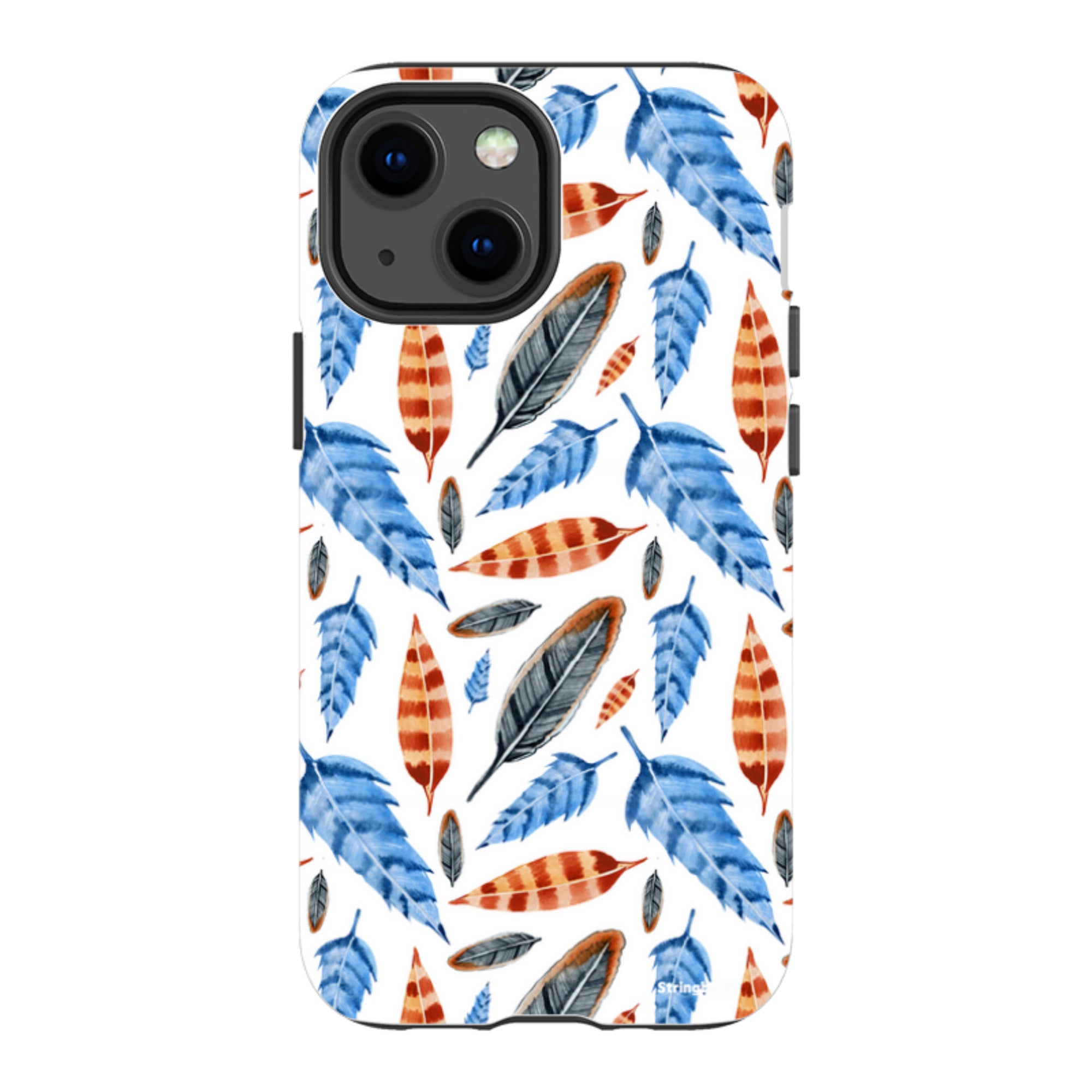 iPhone Tough Case - Multi Feathers